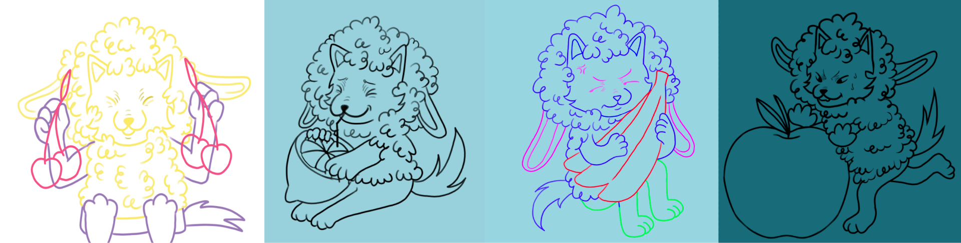 wolf in sheeps clothing|  packaging & character design — Изображение №9 — Брендинг, Иллюстрация на Dprofile