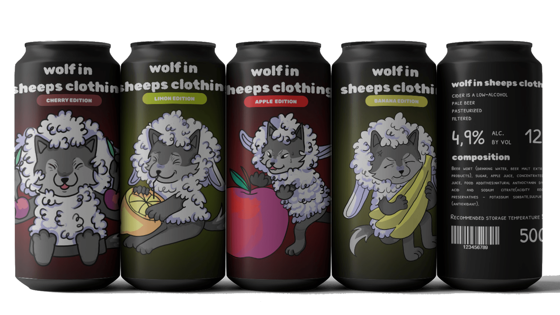 wolf in sheeps clothing|  packaging & character design — Изображение №1 — Брендинг, Иллюстрация на Dprofile