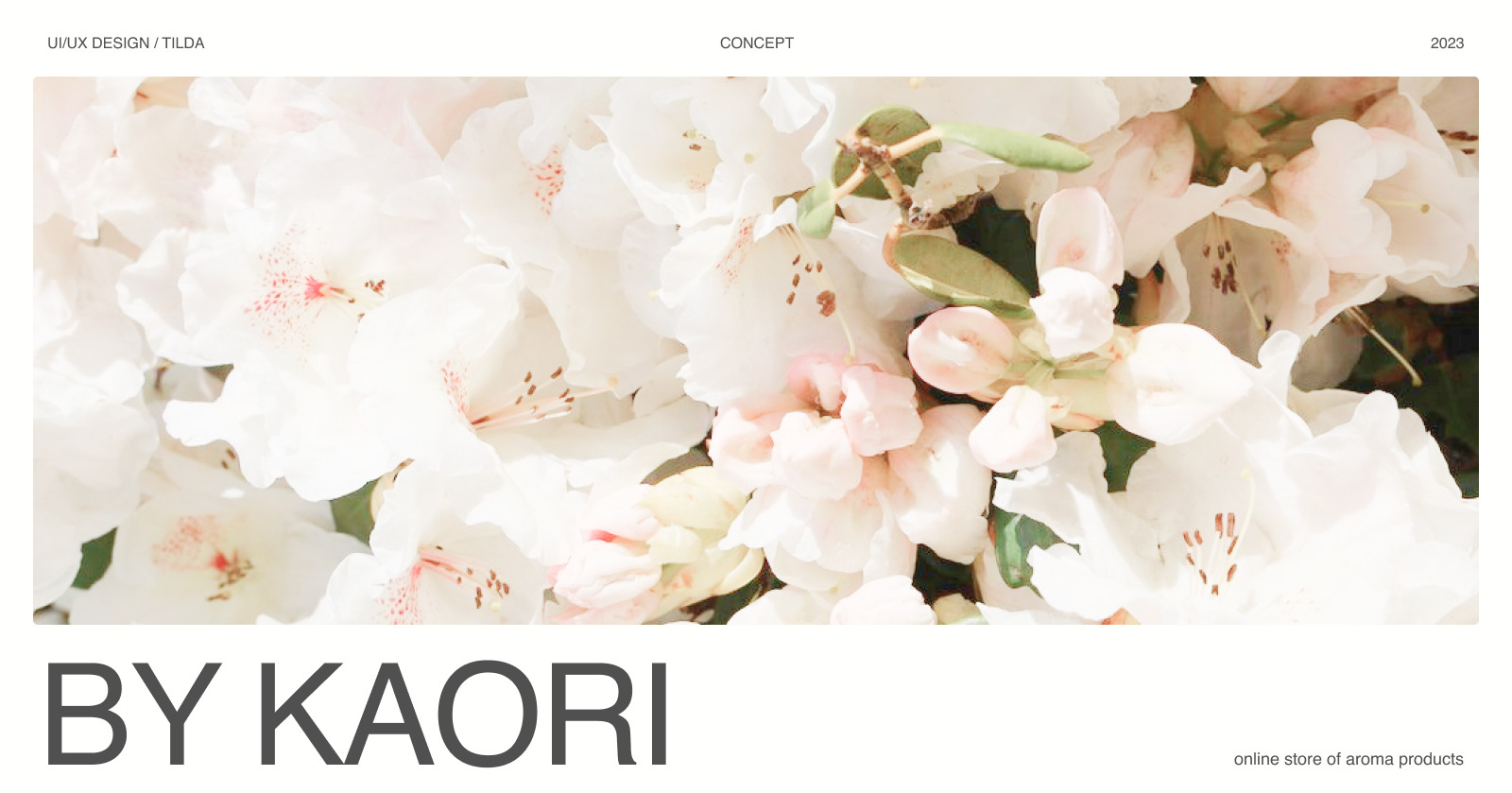 BY KAORI // Интернет-магазин ароматоваров / Концепт — Изображение №1 — Интерфейсы на Dprofile
