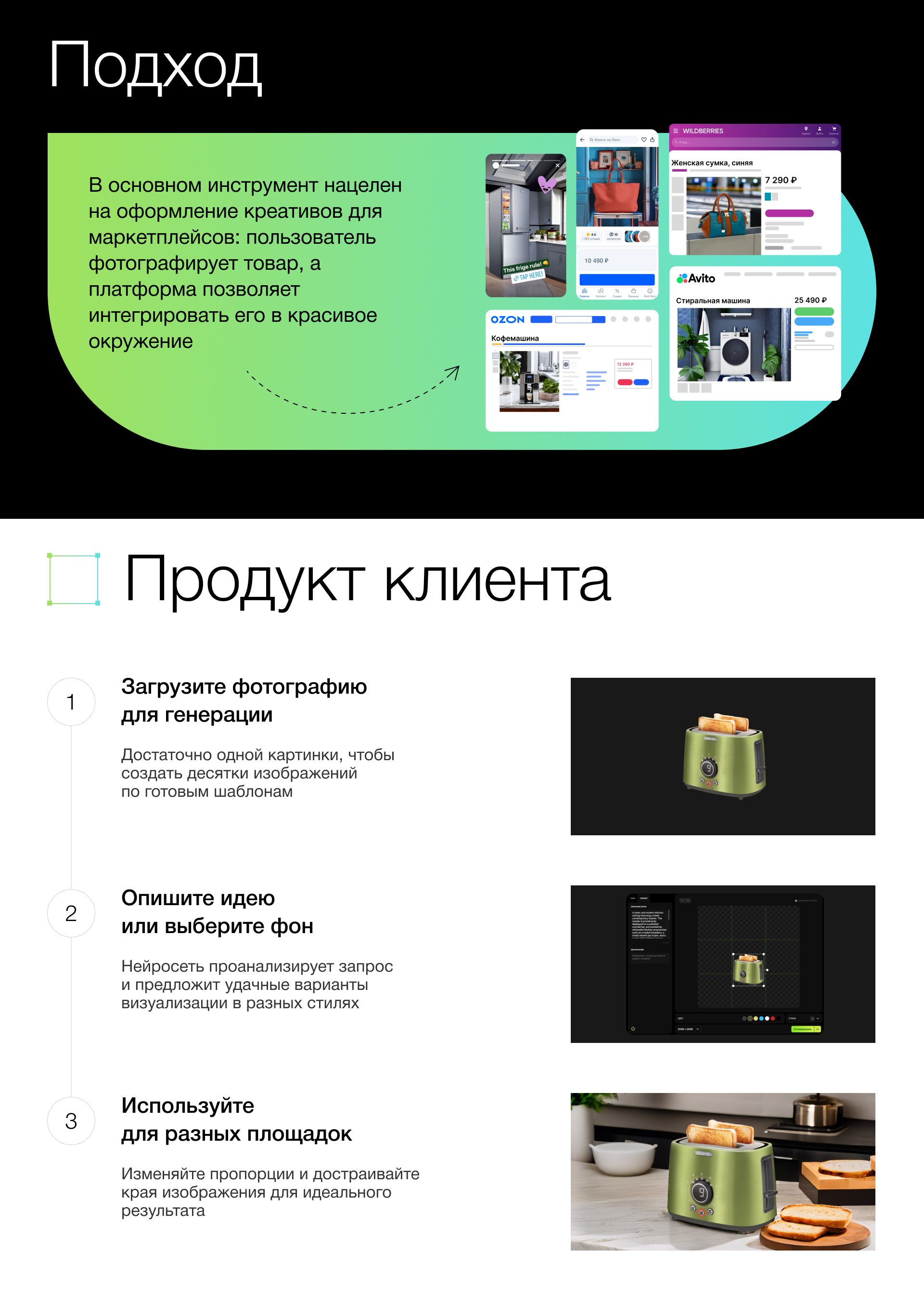 Концепция и разработка баннеров для AI-проекта — Изображение №3 — Маркетинг на Dprofile