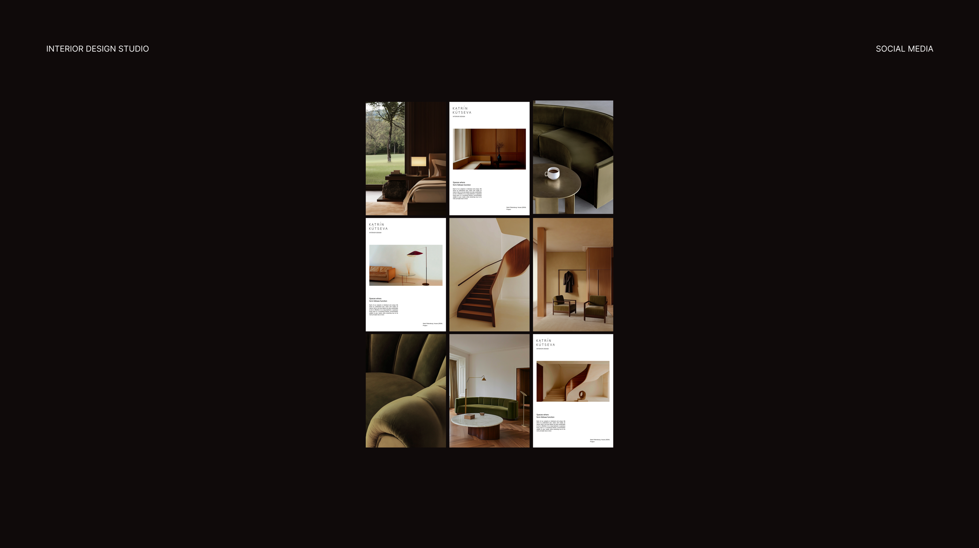 INTERIOR DESIGN STUDIO/IDENTITY — Изображение №12 — Брендинг на Dprofile