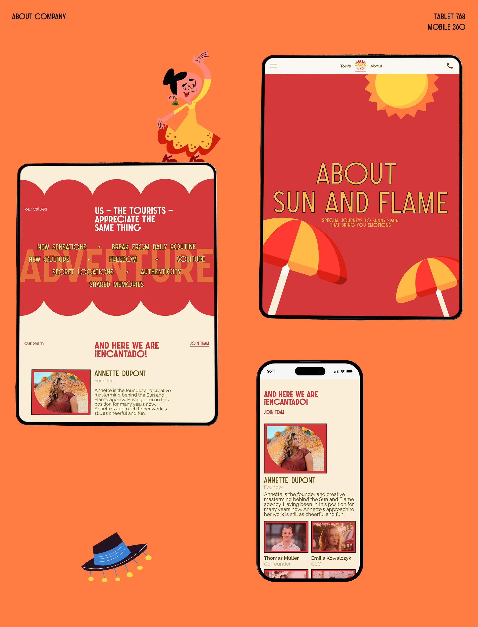 "Sun and Flame" Travel Agency | Corporate Website — Изображение №12 — Интерфейсы, Брендинг на Dprofile