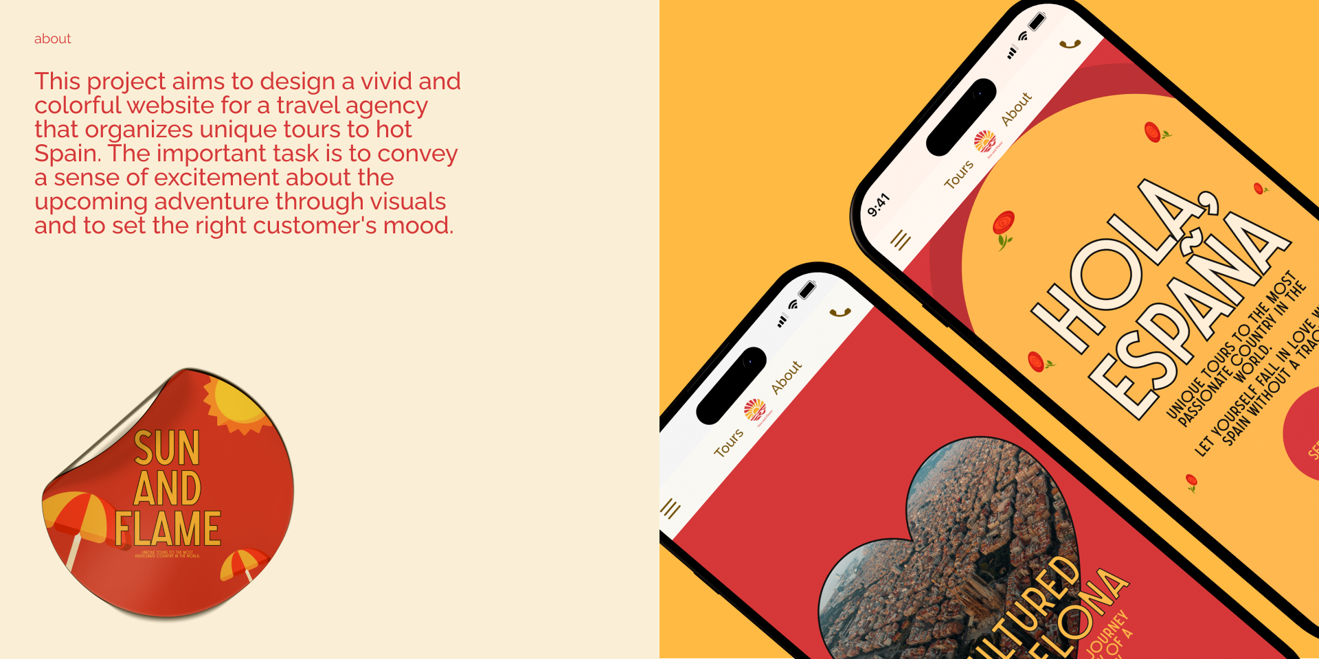 "Sun and Flame" Travel Agency | Corporate Website — Изображение №2 — Интерфейсы, Брендинг на Dprofile