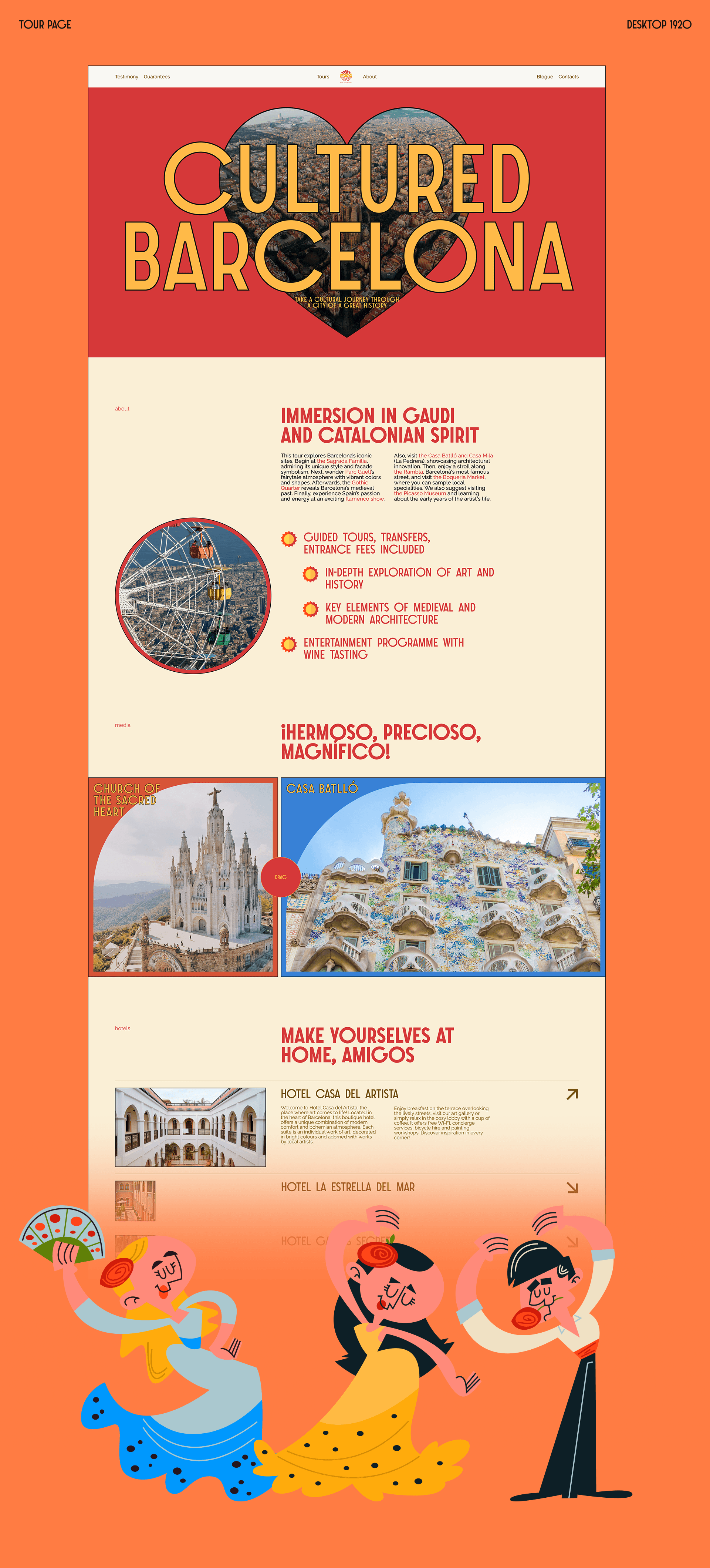 "Sun and Flame" Travel Agency | Corporate Website — Изображение №8 — Интерфейсы, Брендинг на Dprofile