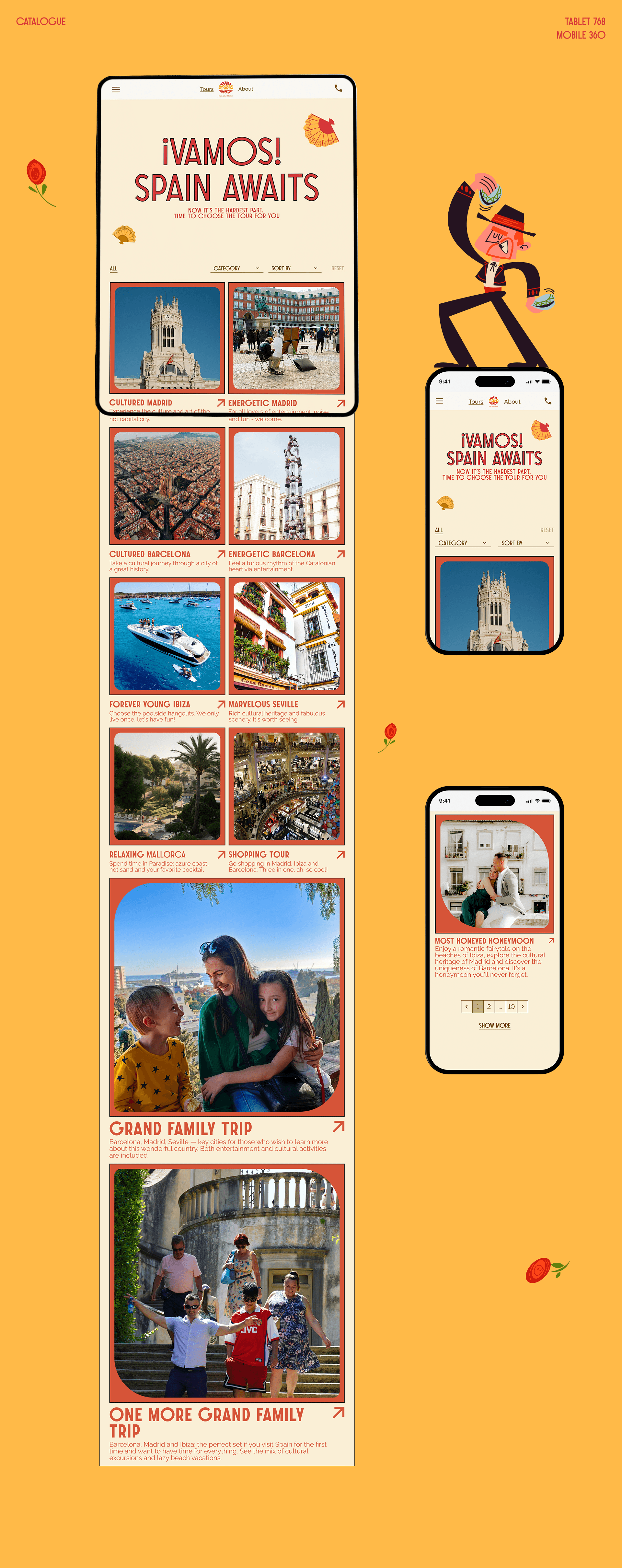 "Sun and Flame" Travel Agency | Corporate Website — Изображение №6 — Интерфейсы, Брендинг на Dprofile