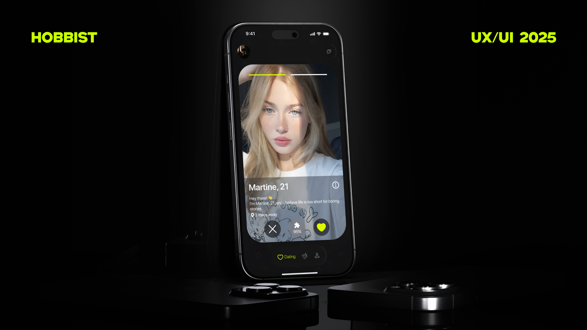 Hobbist - Dating App | UX/UI Design — Изображение №1 — Интерфейсы на Dprofile