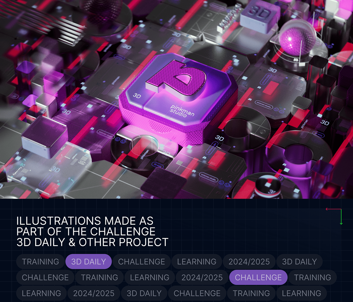 3d daily challenge — Изображение №1 — Иллюстрация на Dprofile