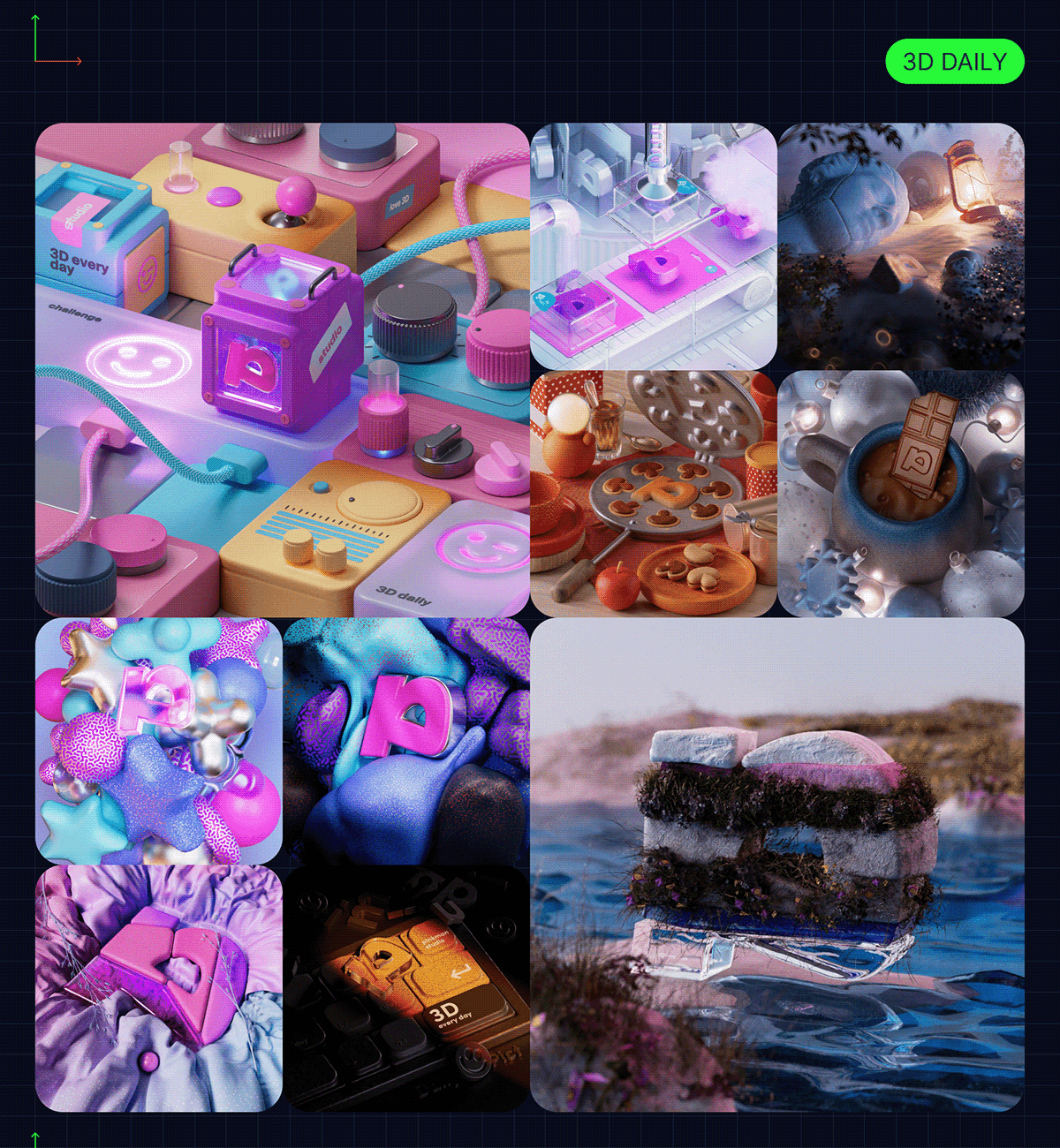 3d daily challenge — Изображение №2 — Иллюстрация на Dprofile