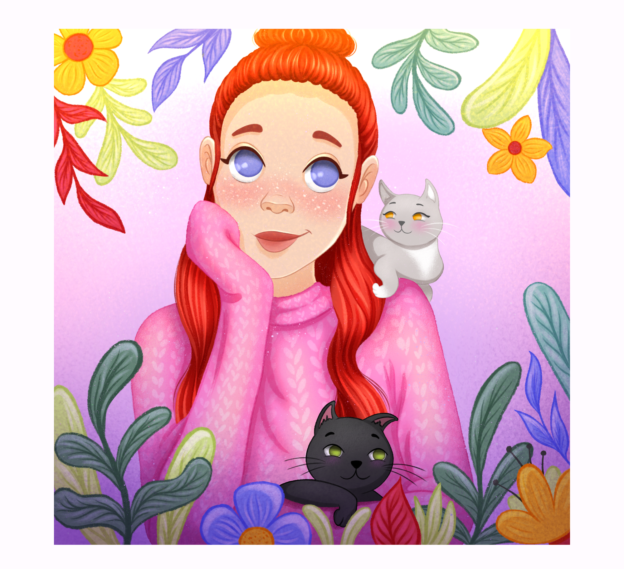 Весенняя девочка — Изображение №2 — Иллюстрация на Dprofile