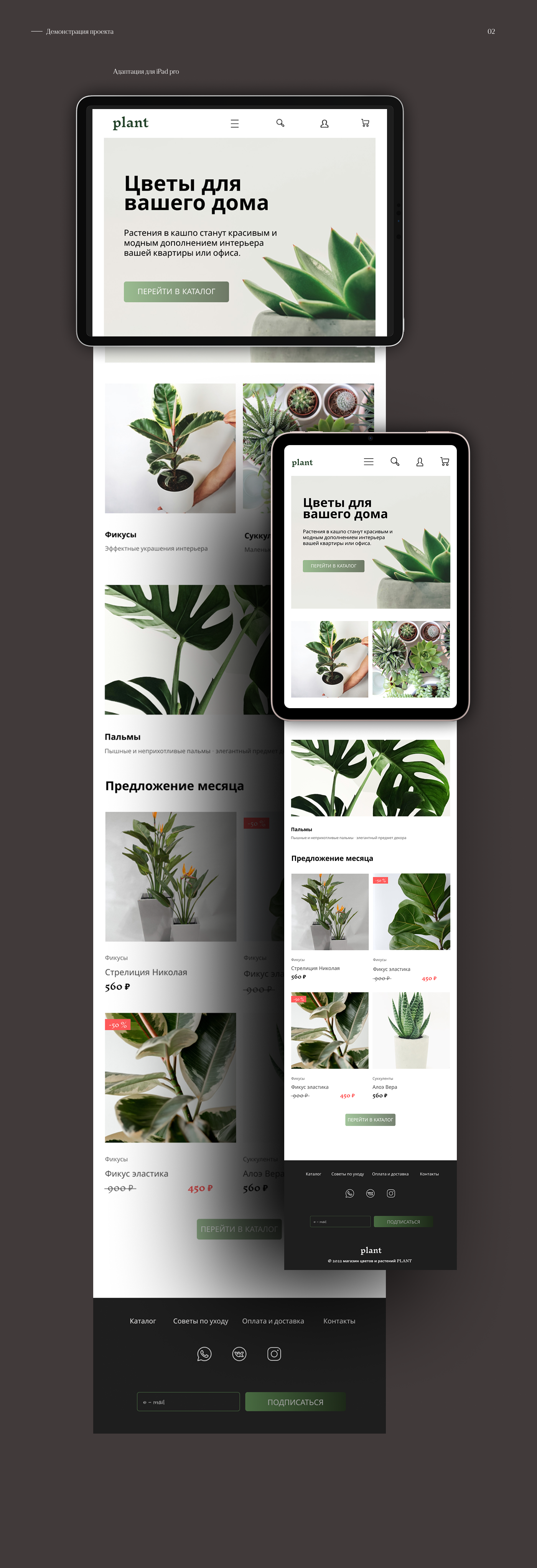 Интернет - магазин Plant — Изображение №3 — Интерфейсы на Dprofile