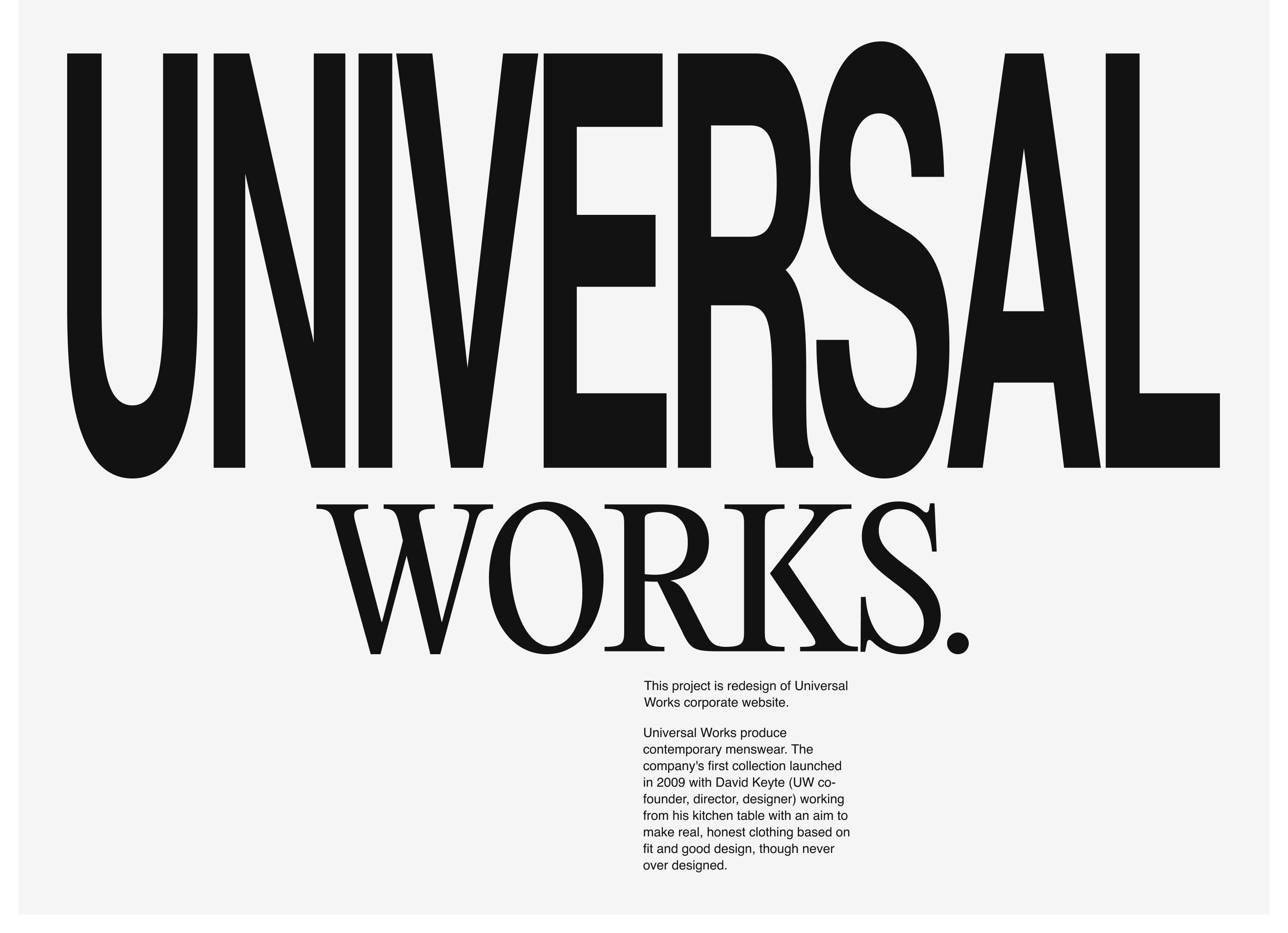 Universal Works. — Изображение №3 — Интерфейсы на Dprofile
