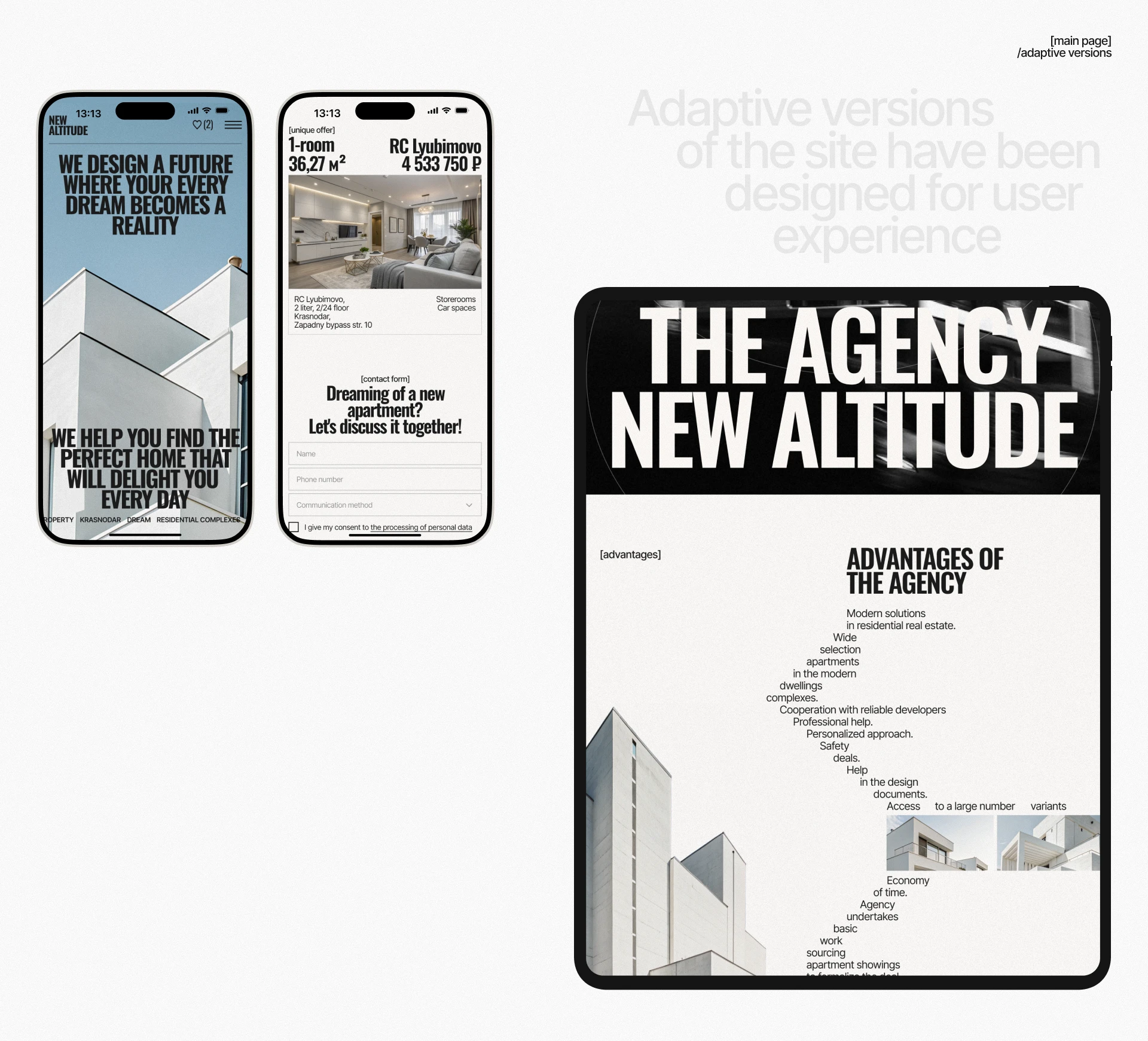 NEW ALTITUDE | Corporate website — Изображение №4 — Интерфейсы, Брендинг на Dprofile