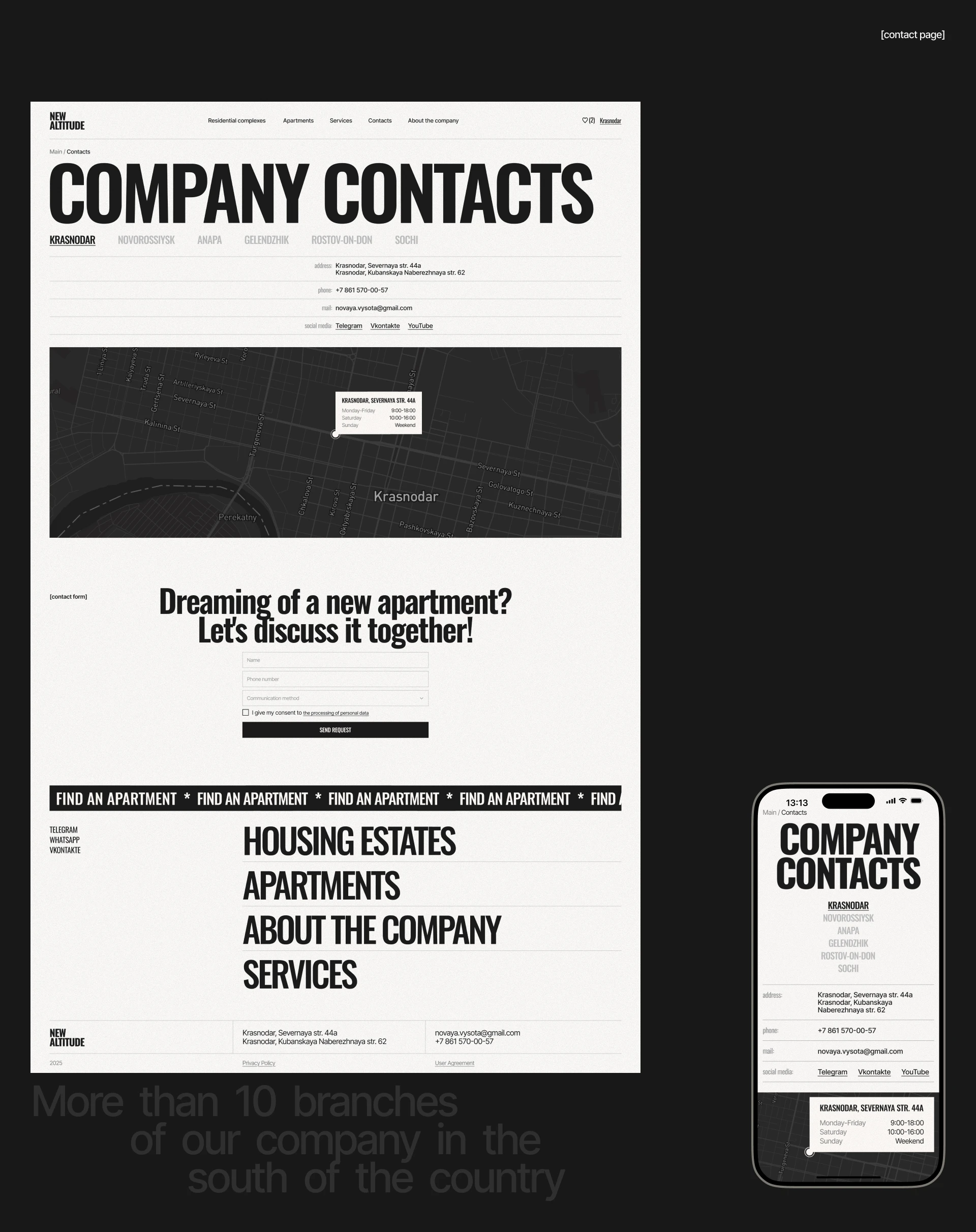 NEW ALTITUDE | Corporate website — Изображение №15 — Интерфейсы, Брендинг на Dprofile