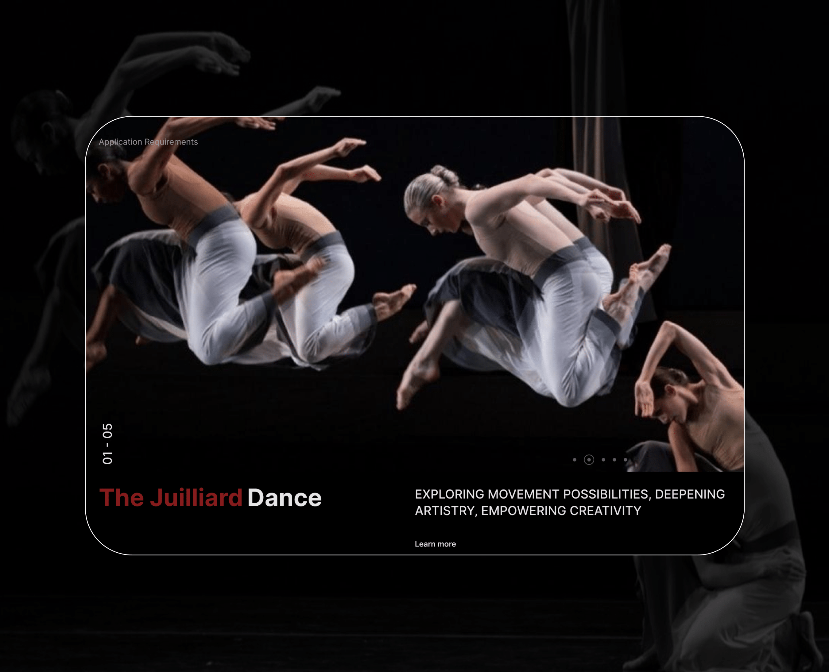 Juilliard | Redesign education — Интерфейсы на Dprofile