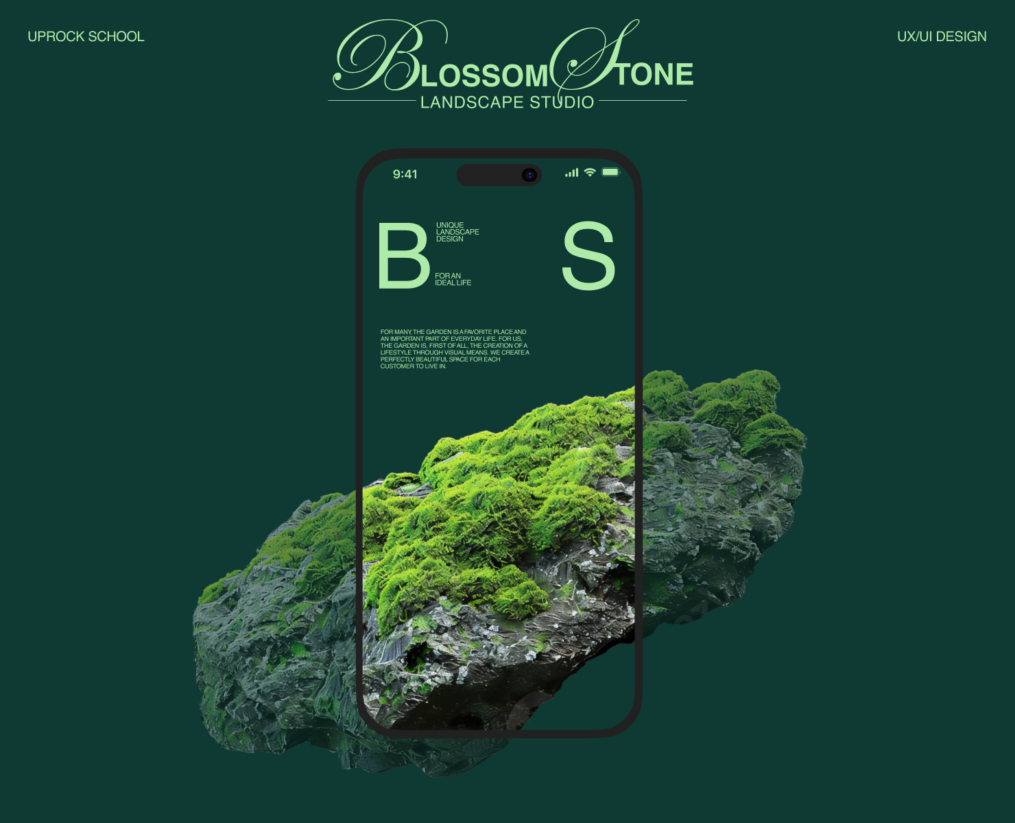 BLOSSOM&STONE | Corporate Website — Интерфейсы на Dprofile