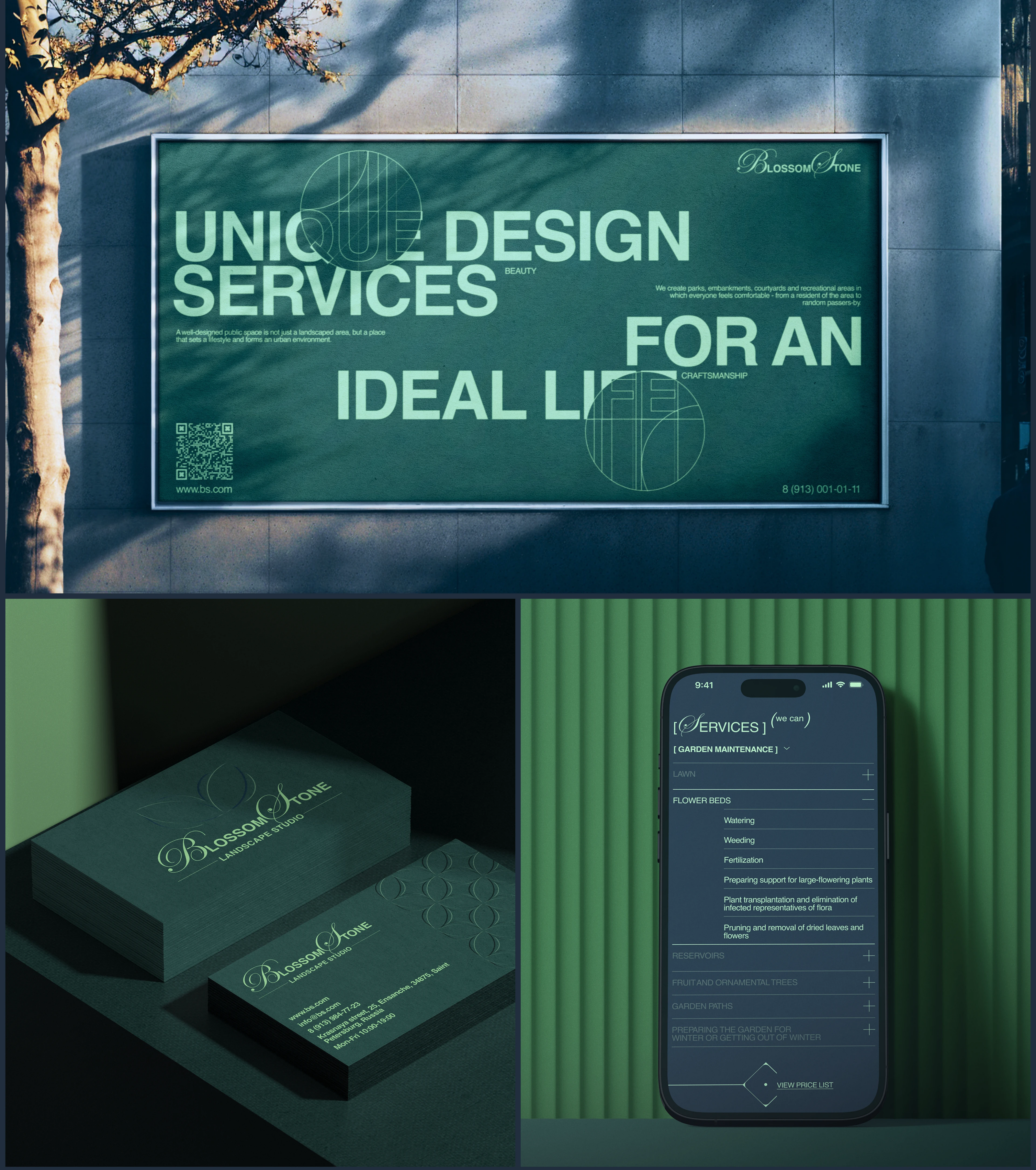 BLOSSOM&STONE | Corporate Website — Изображение №11 — Интерфейсы на Dprofile