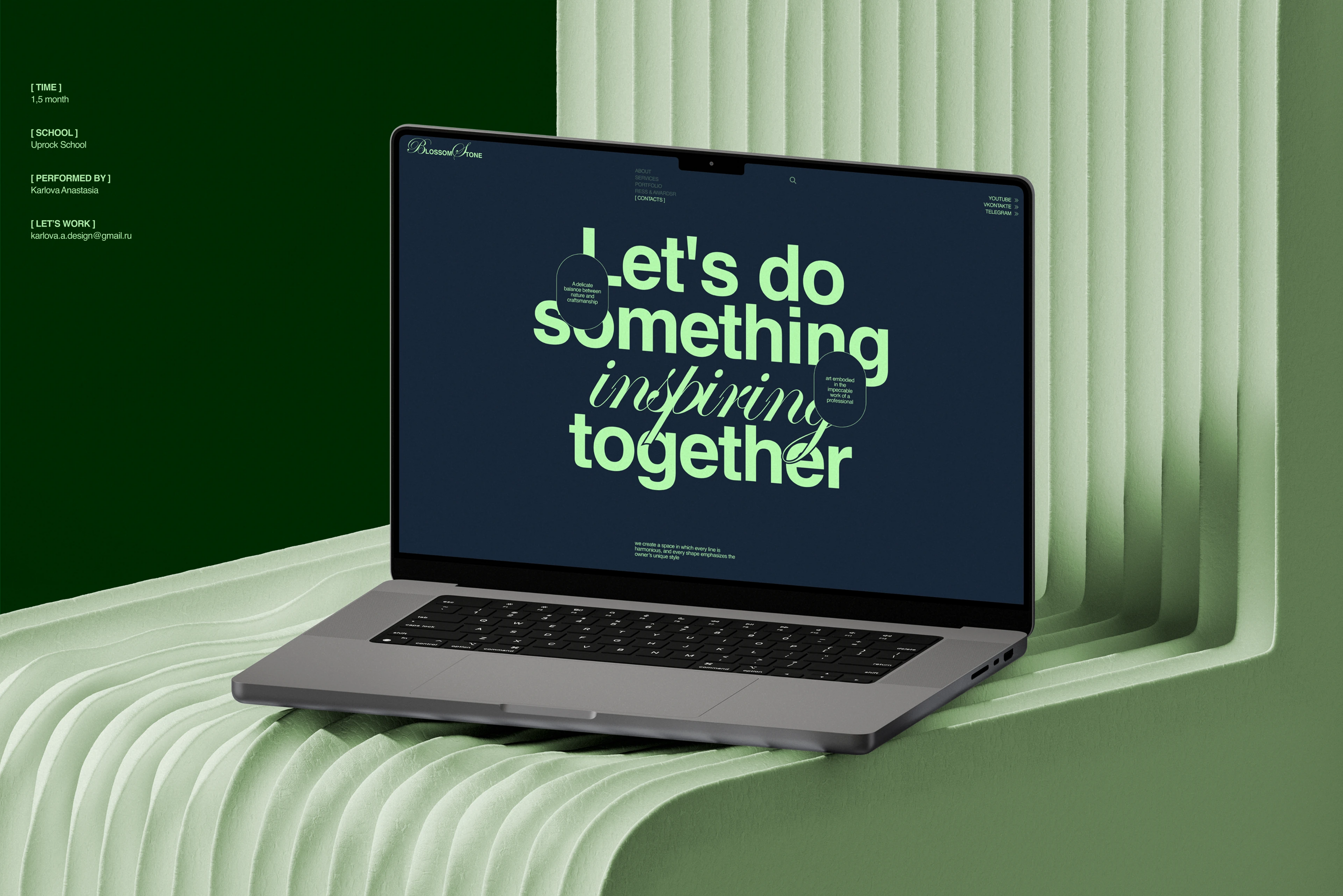BLOSSOM&STONE | Corporate Website — Изображение №14 — Интерфейсы на Dprofile