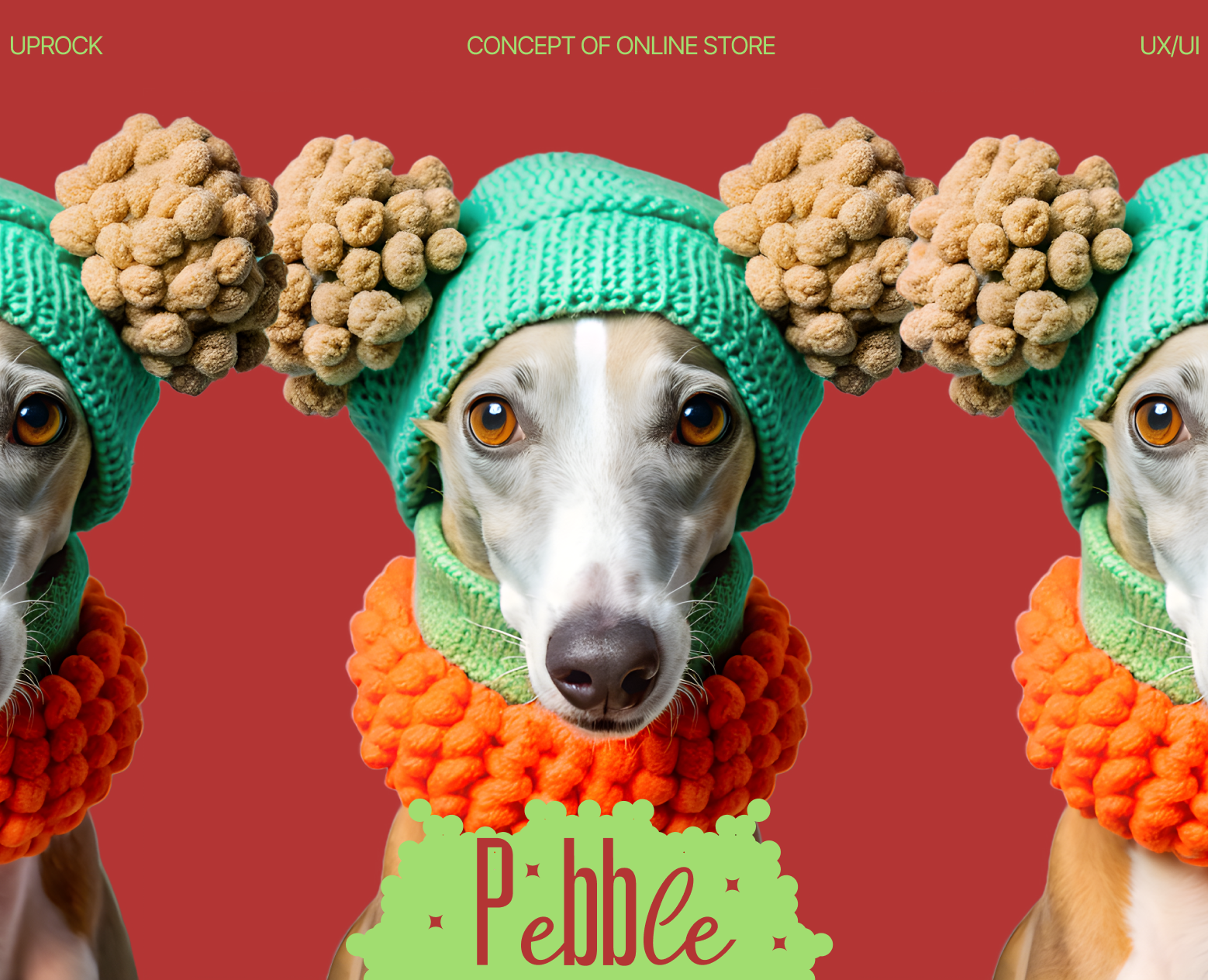 Pebble | online store — Интерфейсы на Dprofile