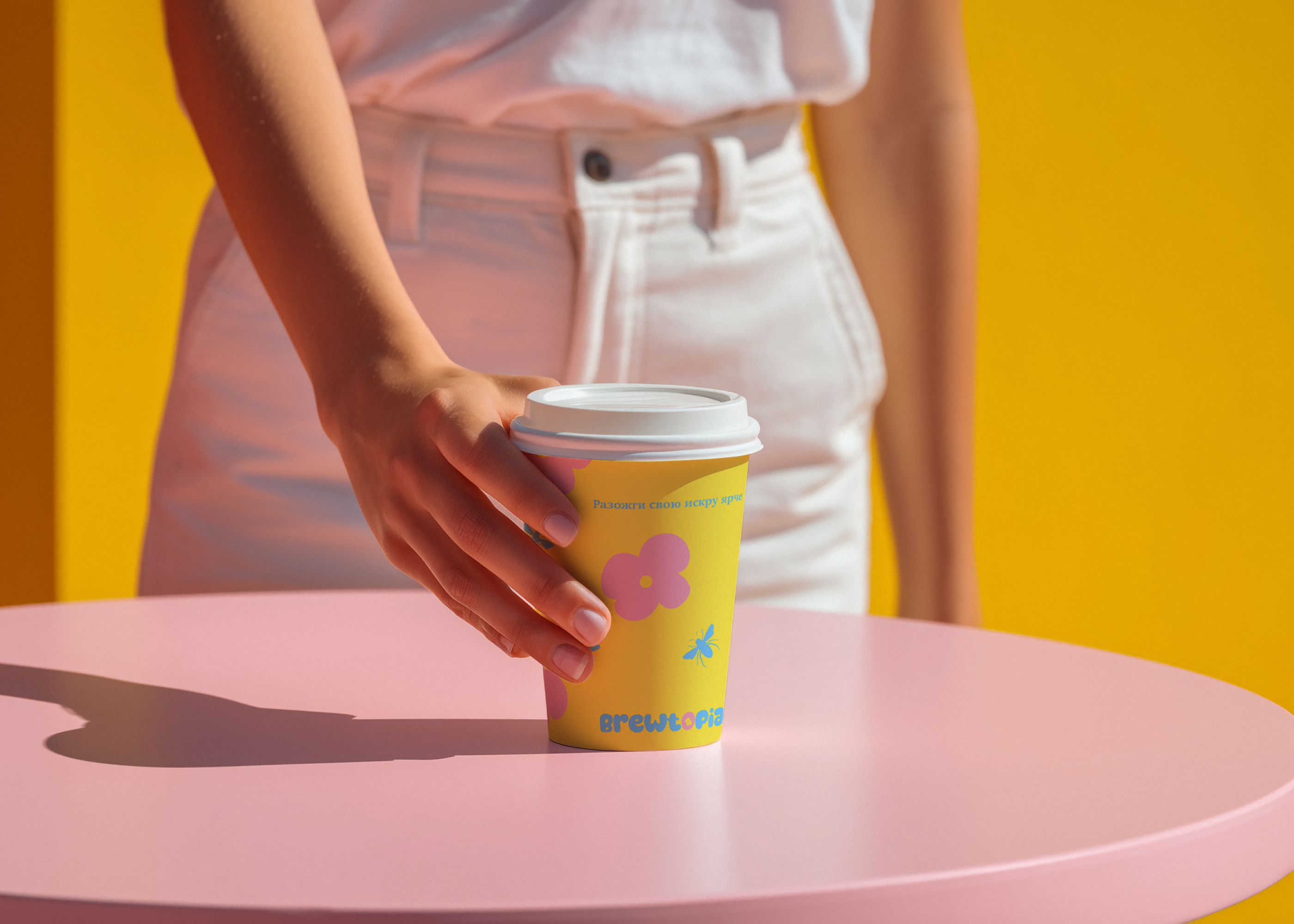 кофейня brewtopia | фирменный стиль | кафе | horeca — Изображение №7 — Брендинг на Dprofile