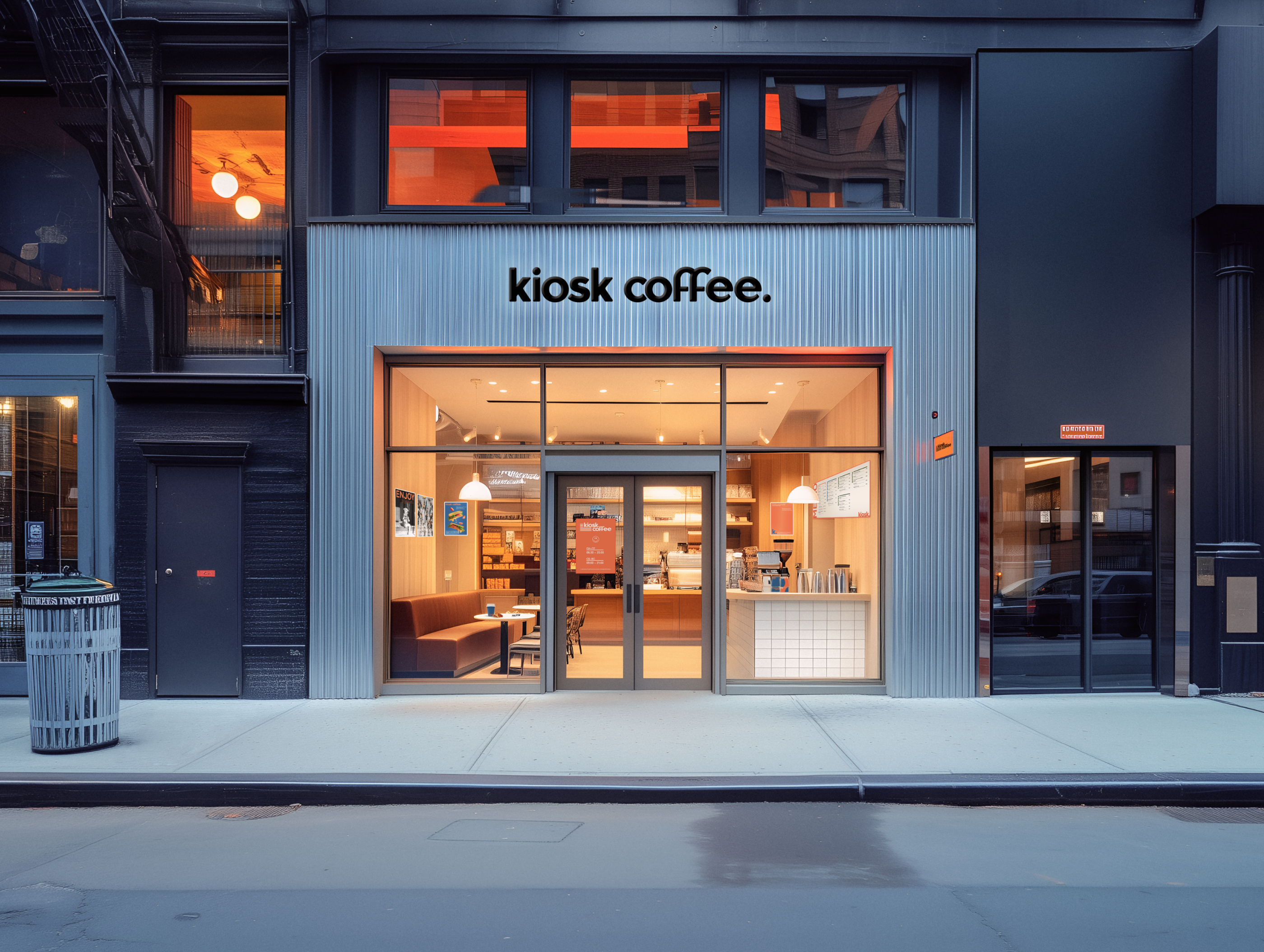 кофейня kiosk coffee.| кафе | horeca | айдентика |пекарня — Изображение №7 — Брендинг на Dprofile