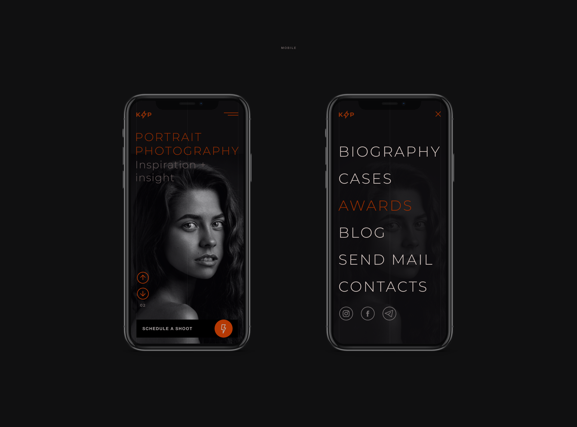 NOD photographic agency — Изображение №2 — Интерфейсы, Брендинг на Dprofile