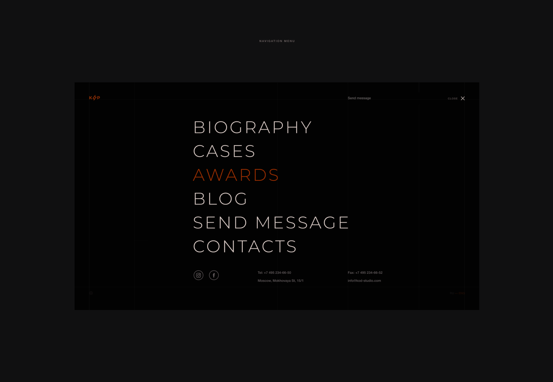 NOD photographic agency — Изображение №5 — Интерфейсы, Брендинг на Dprofile