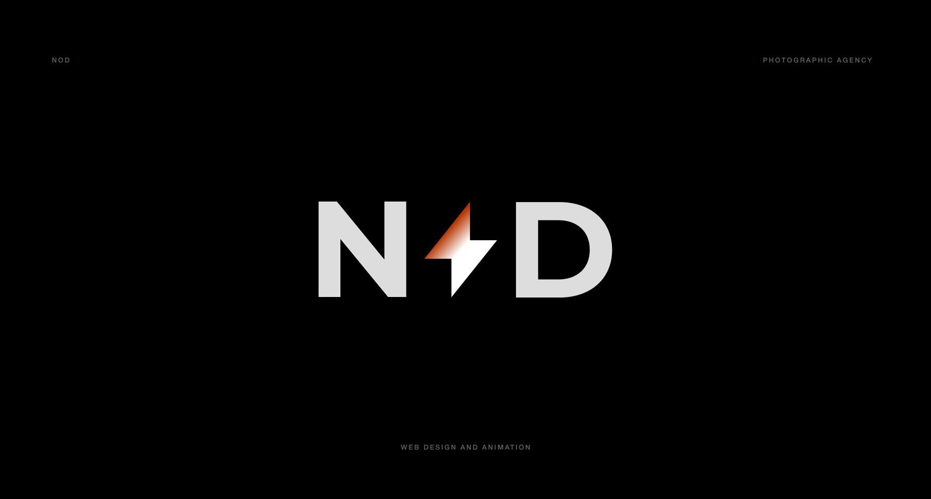 NOD photographic agency — Изображение №1 — Интерфейсы, Брендинг на Dprofile