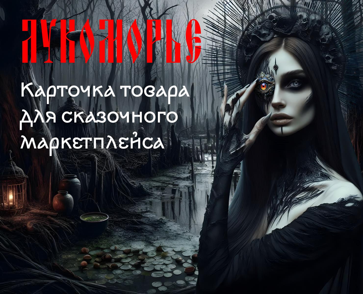 Карточка товара Лукоморье — Иллюстрация, Графика на Dprofile
