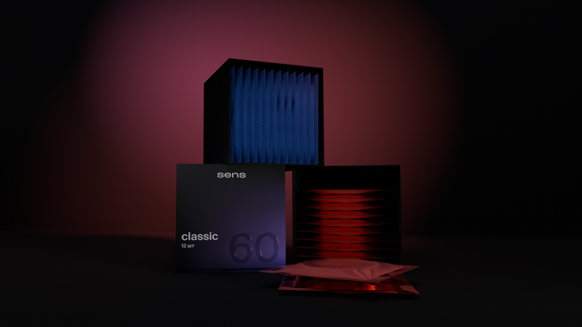 Брендинг и упаковка презервативов sens — Изображение №4 — Брендинг, 3D на Dprofile