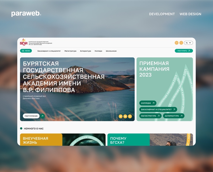 Абитуриент БГСХА — Интерфейсы на Dprofile