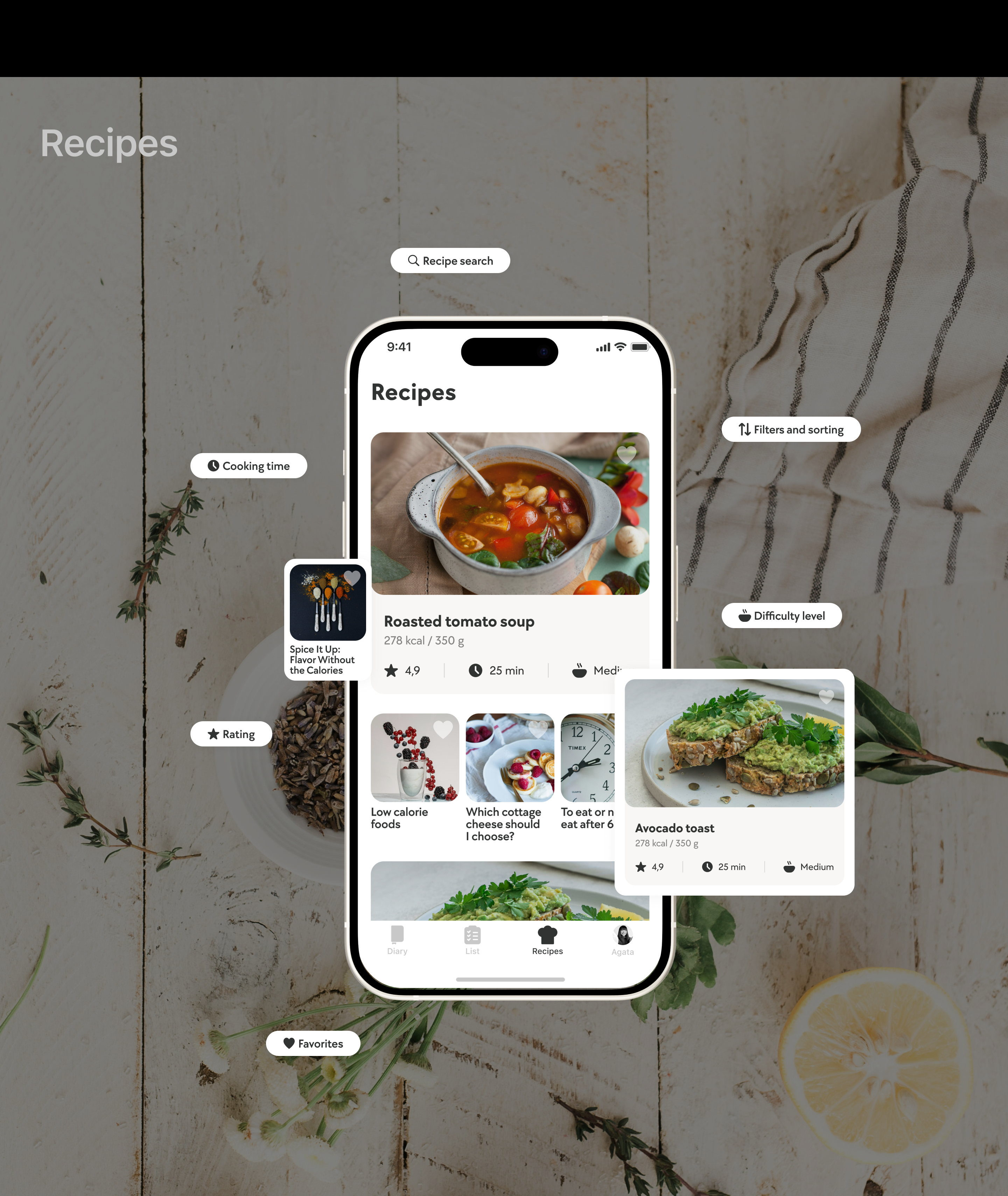 Nutricare — Изображение №8 — Интерфейсы на Dprofile