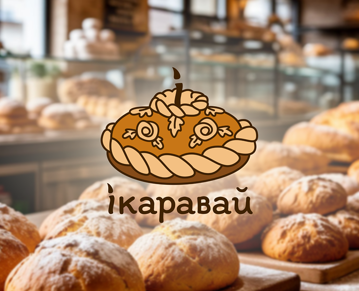 Разработка комбинированного логотипа для пекарни iкаравай — Брендинг, Маркетинг на Dprofile