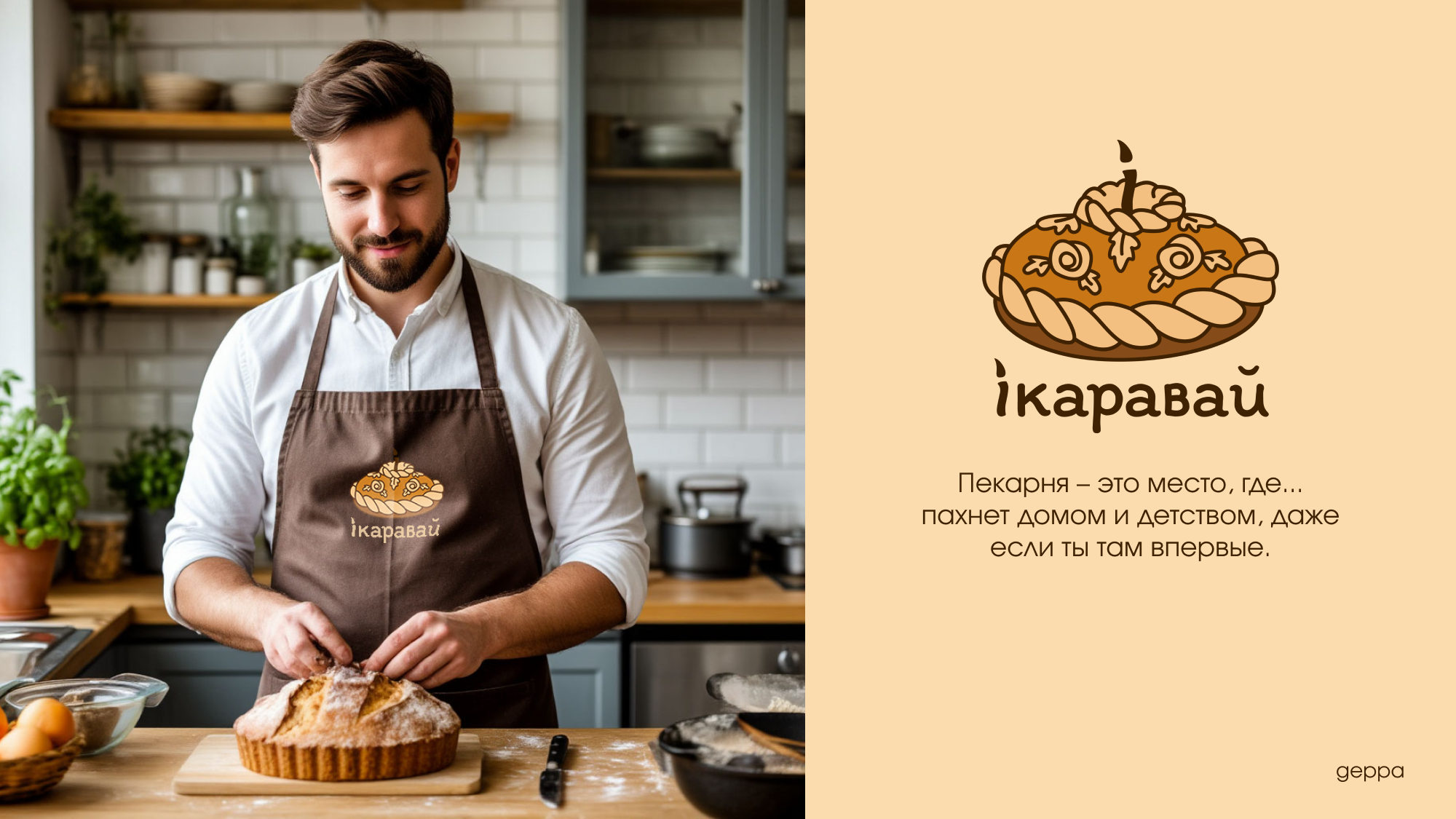 Разработка комбинированного логотипа для пекарни iкаравай — Изображение №6 — Брендинг, Маркетинг на Dprofile