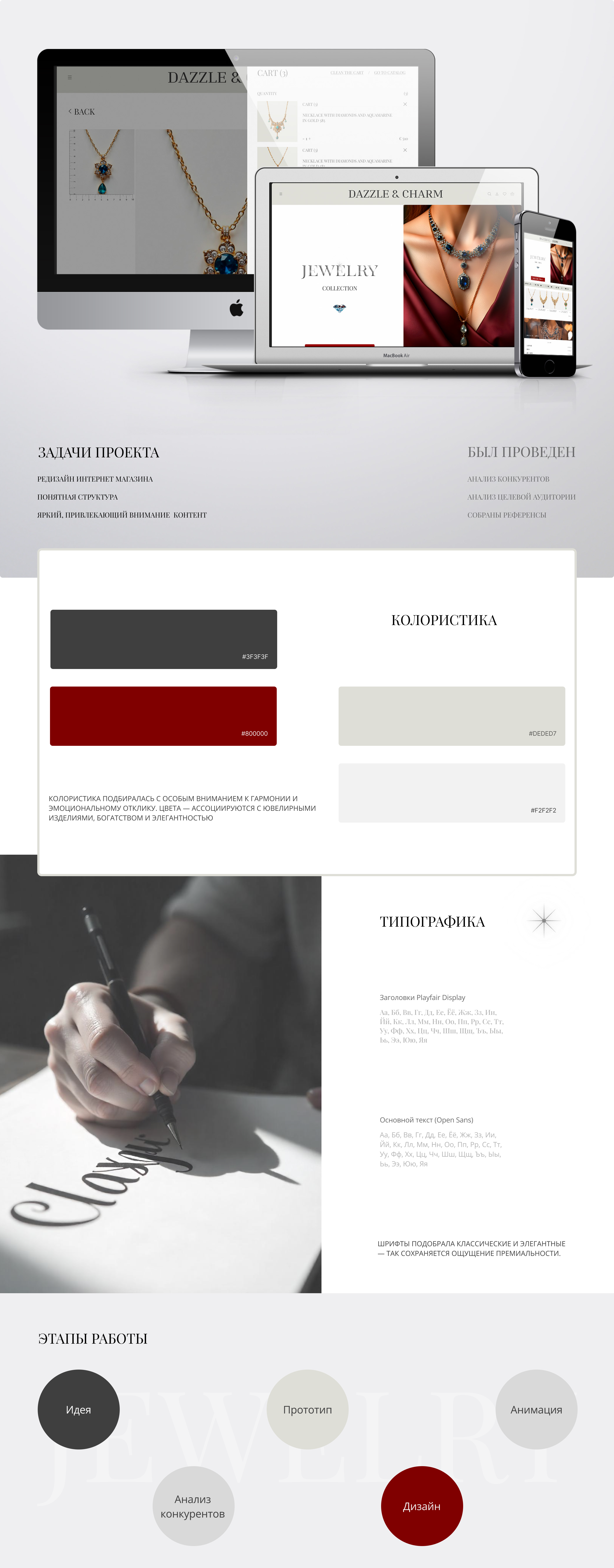 Интернет-магазн ювелирных изделий — Изображение №1 — Интерфейсы, Брендинг на Dprofile