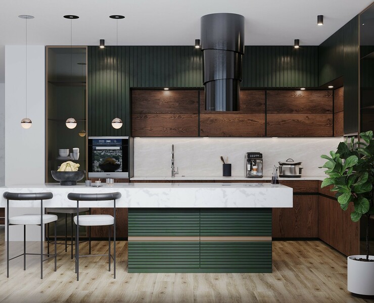 Modern Kitchen — 3D на Dprofile