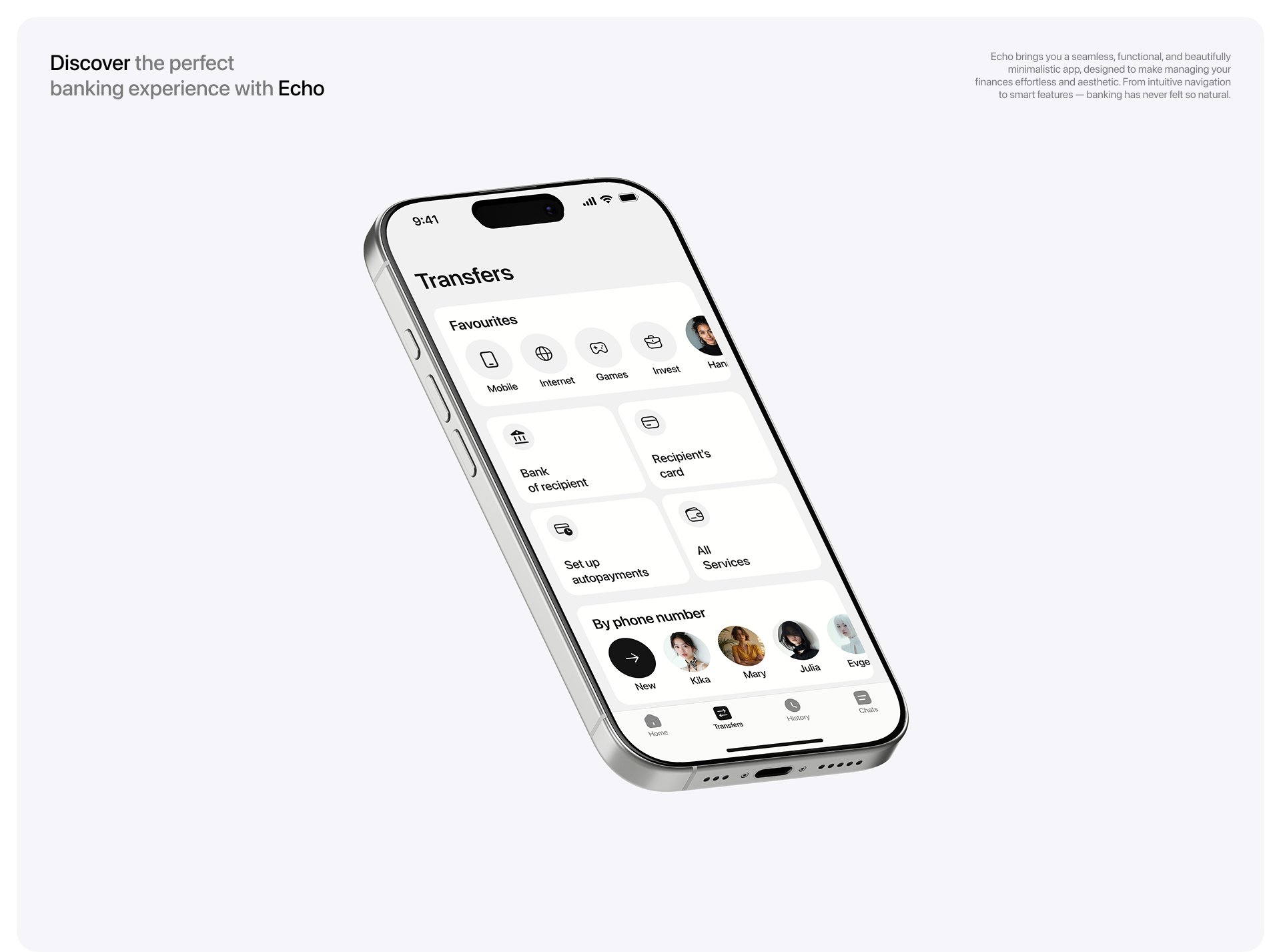 Echo - mobile bank — Изображение №8 — Интерфейсы, Анимация на Dprofile