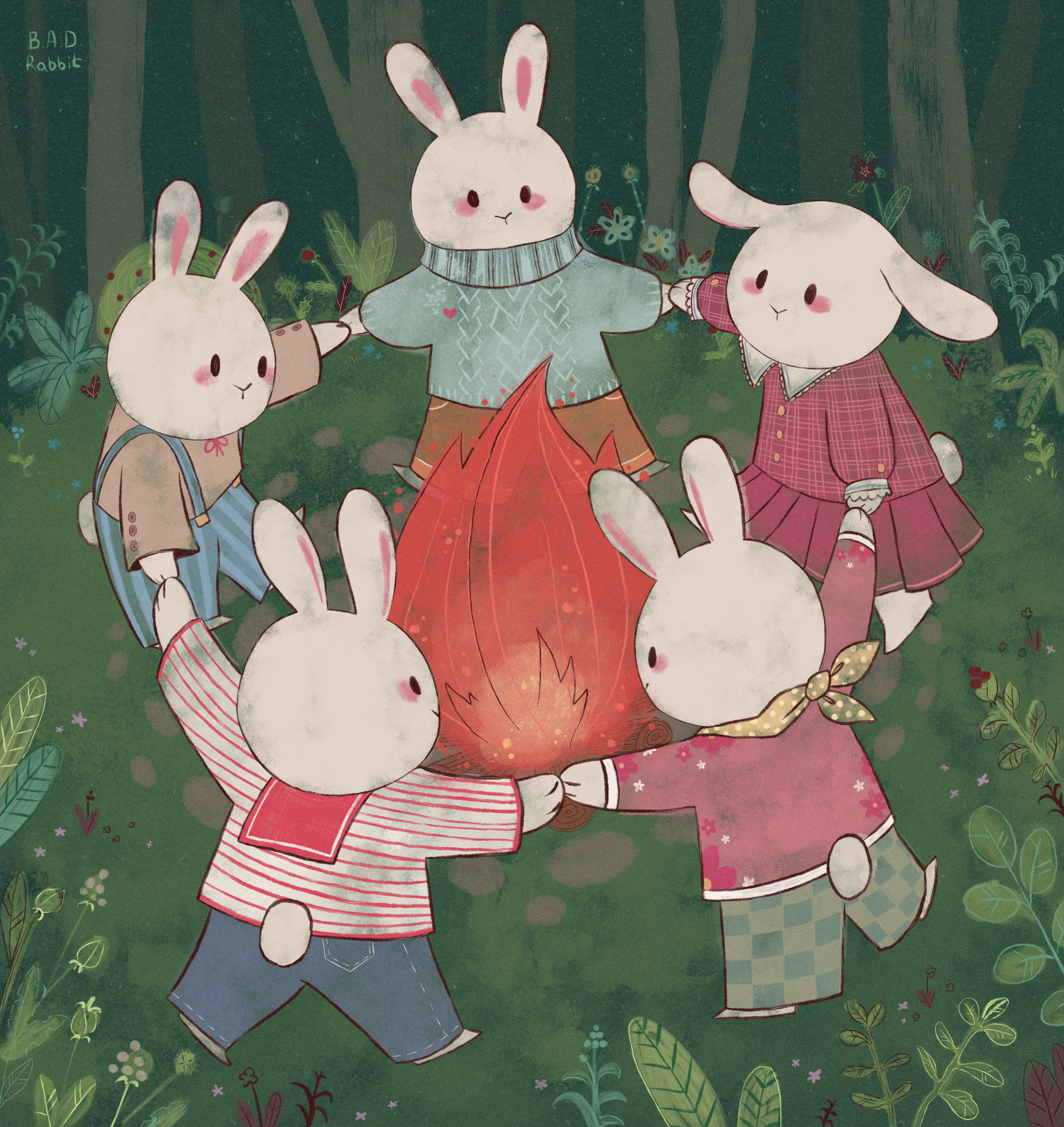 Кроличий шабаш — Изображение №1 — Иллюстрация на Dprofile