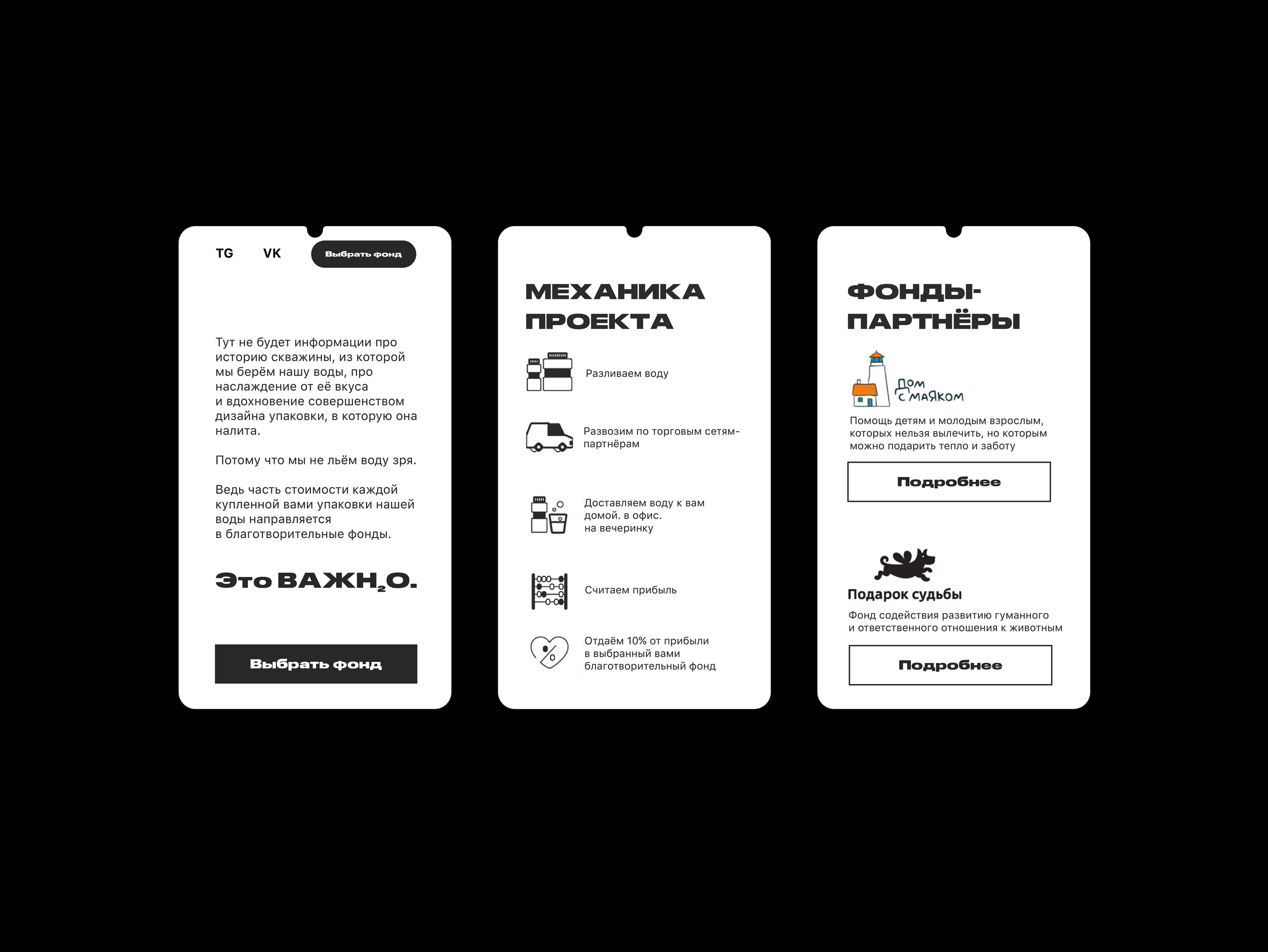 Не льём воду зря — Изображение №13 — Брендинг, Графика на Dprofile