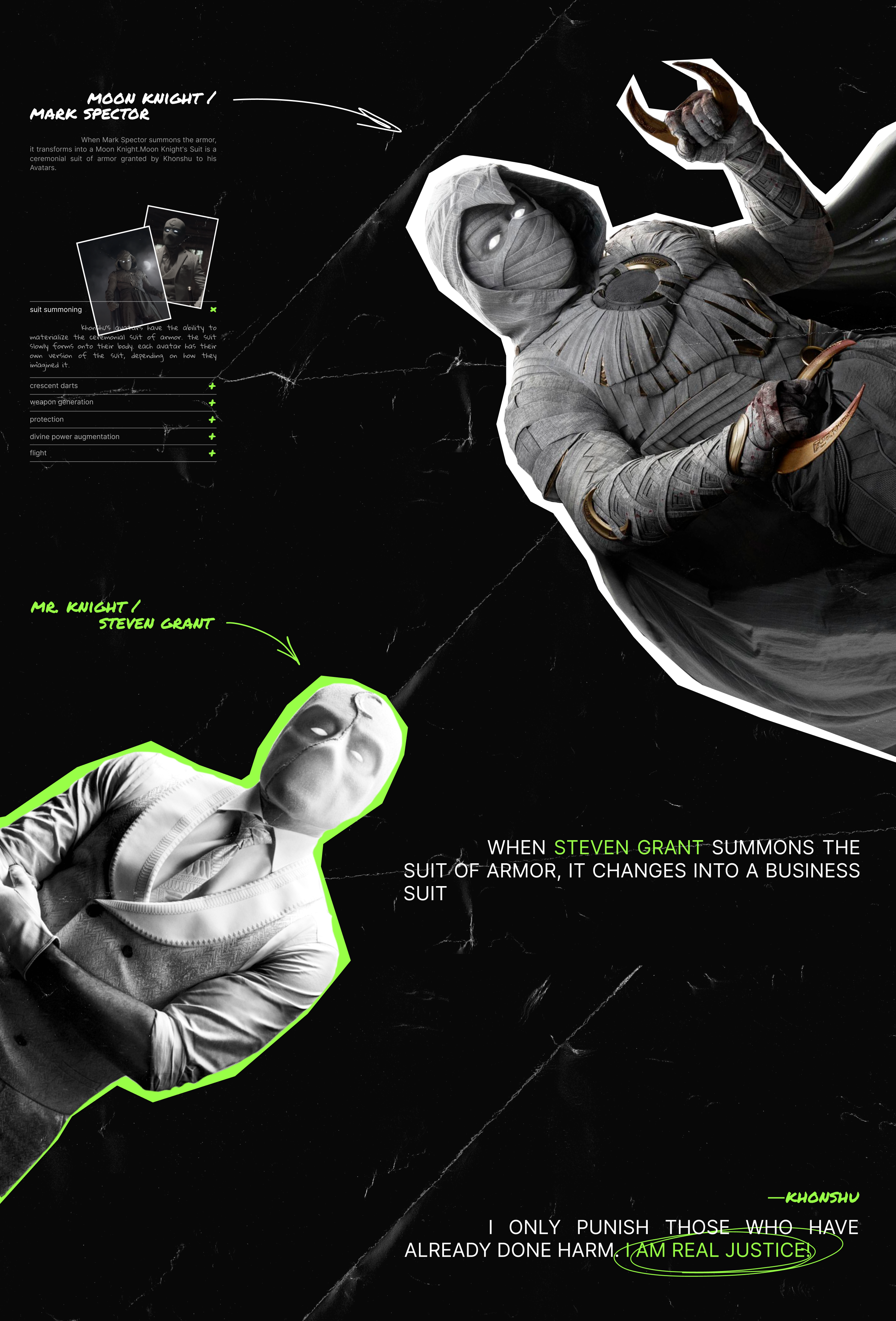 MOON KNIGHT |KABDESI — Изображение №7 — Графика, Анимация на Dprofile