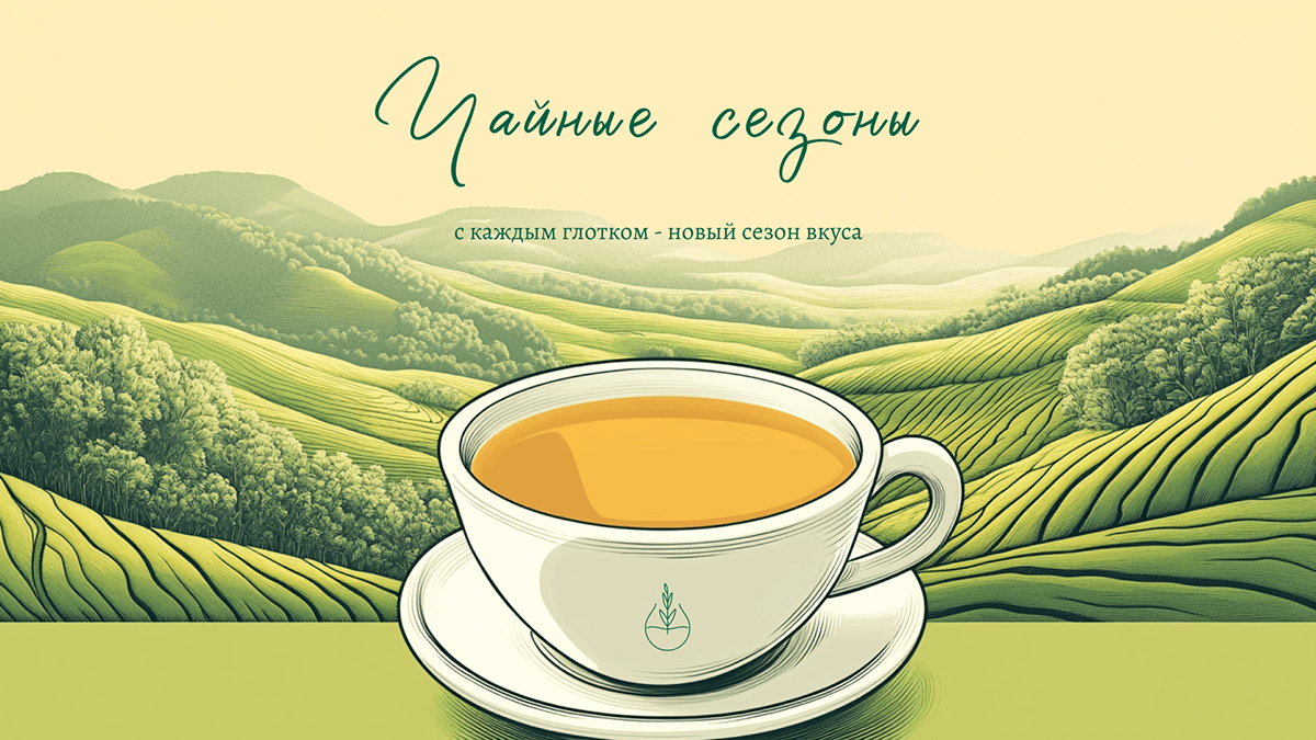 Логотип и фирменный стиль магазина чая "Чайные сезоны" — Изображение №1 — Брендинг, Графика на Dprofile