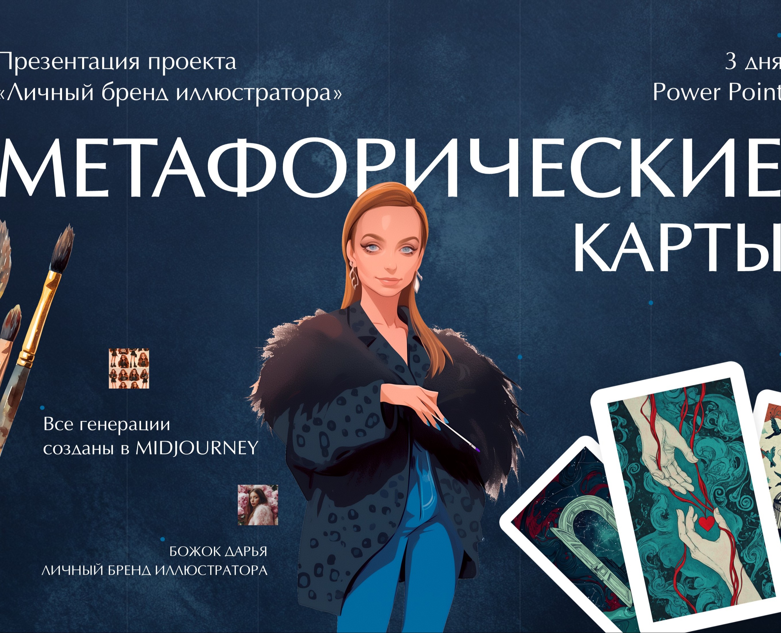 Презентация. Метафорические карты.  Midjourney — Иллюстрация, Маркетинг на Dprofile