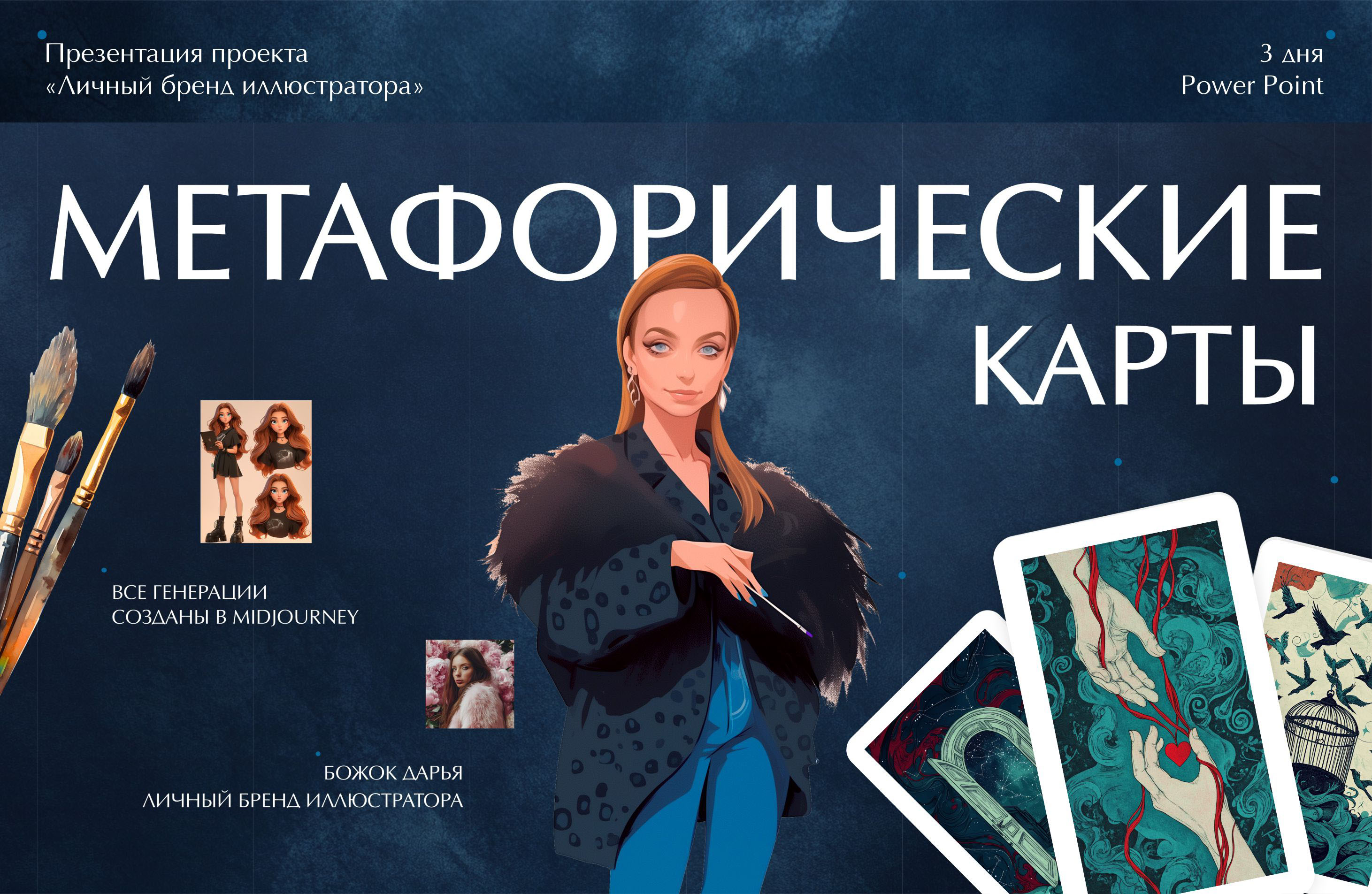 Презентация. Метафорические карты.  Midjourney — Изображение №1 — Иллюстрация, Маркетинг на Dprofile