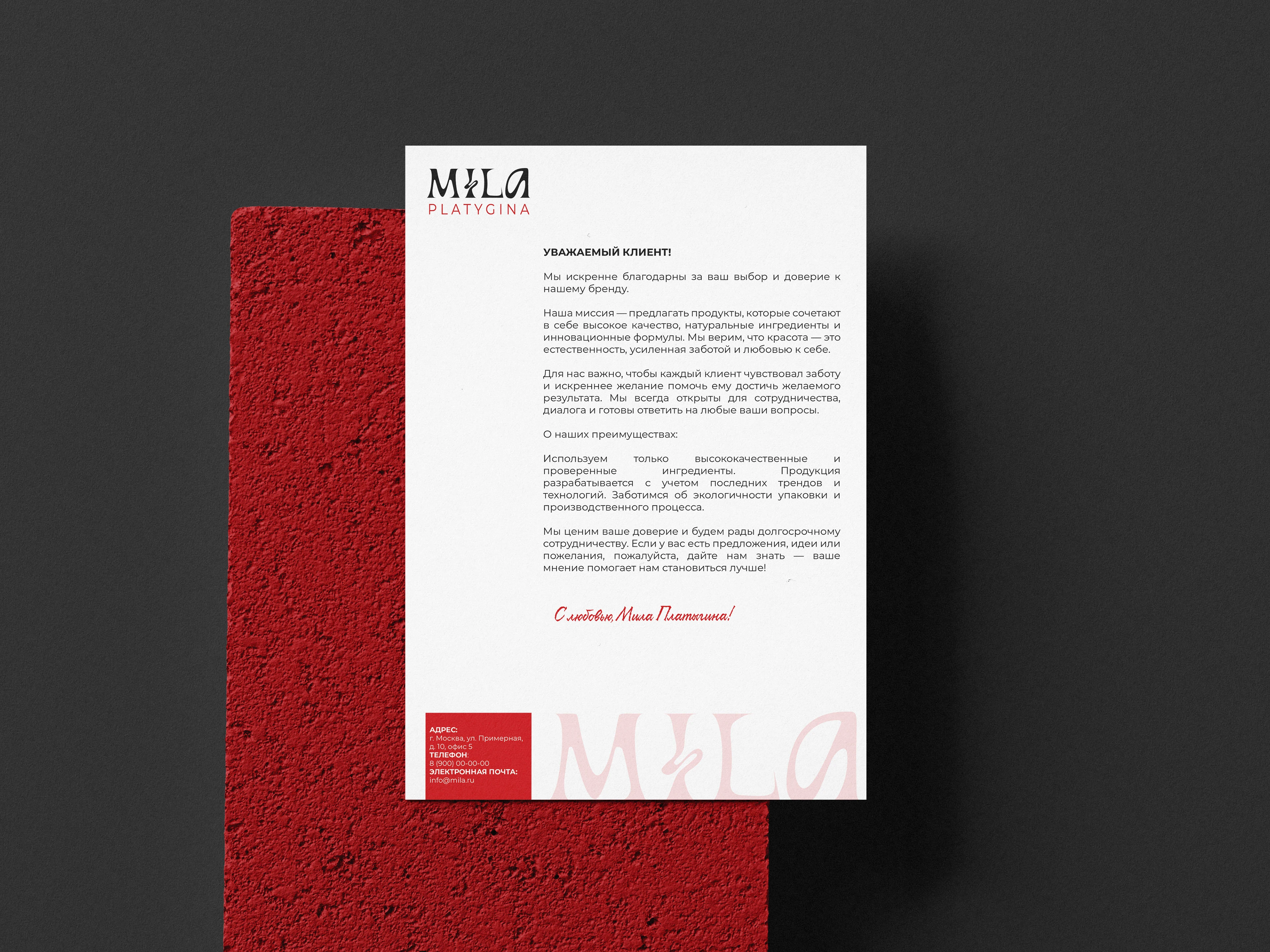 MILA PLATYGINA — Изображение №10 — Брендинг на Dprofile