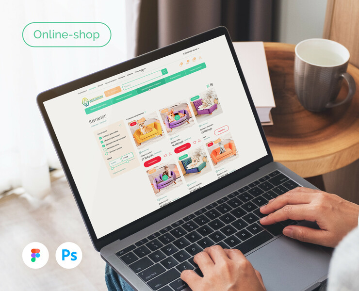 Интернет-магазин мебели для питомцев | Pet furniture — Интерфейсы на Dprofile