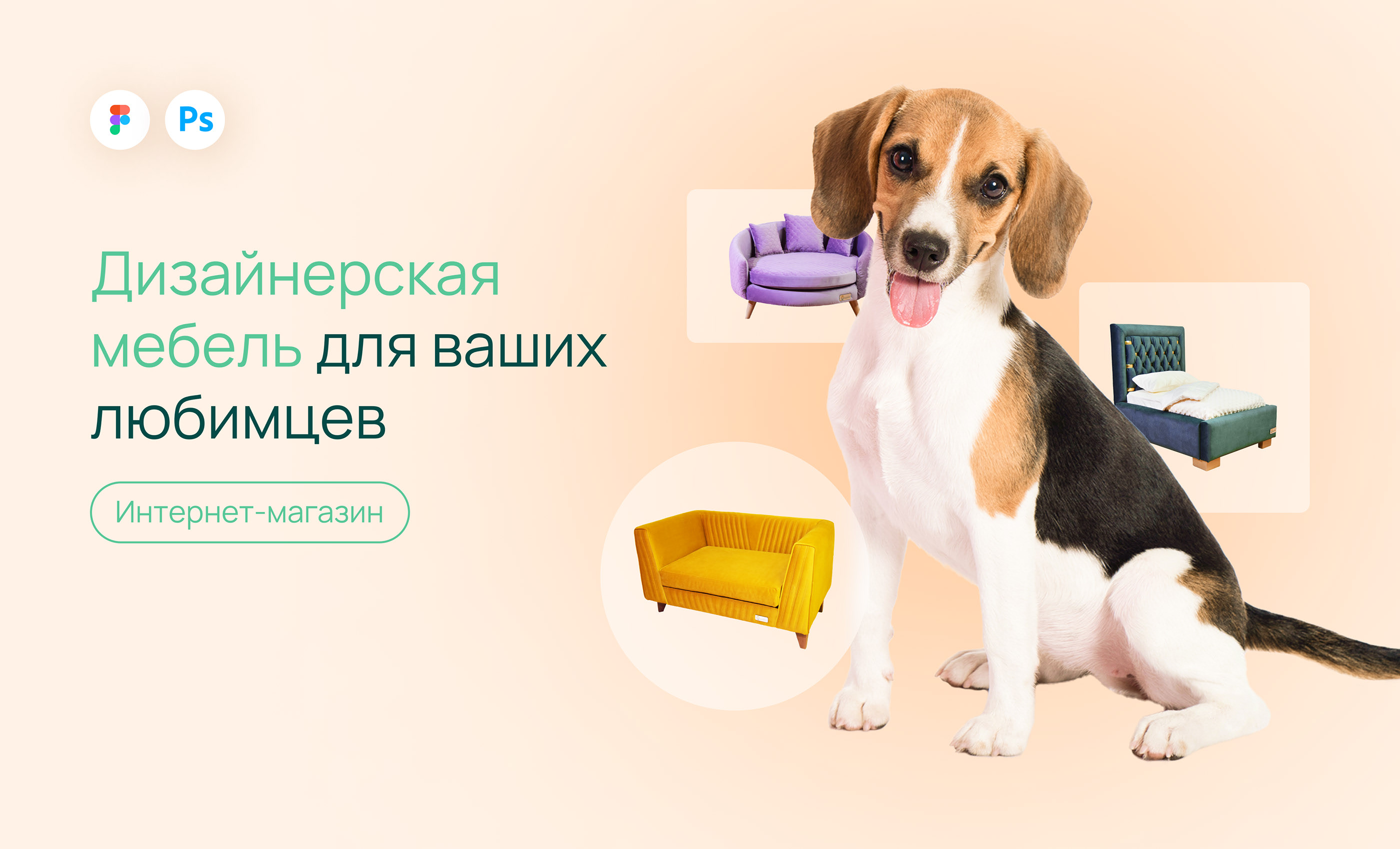 Интернет-магазин мебели для питомцев | Pet furniture — Изображение №1 — Интерфейсы на Dprofile