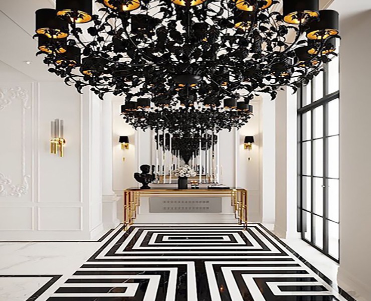 Ч\Б интерьер QW07 — Брендинг на Dprofile