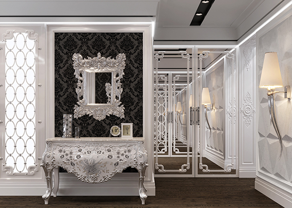 Ч\Б интерьер QW07 — Изображение №7 — Брендинг на Dprofile