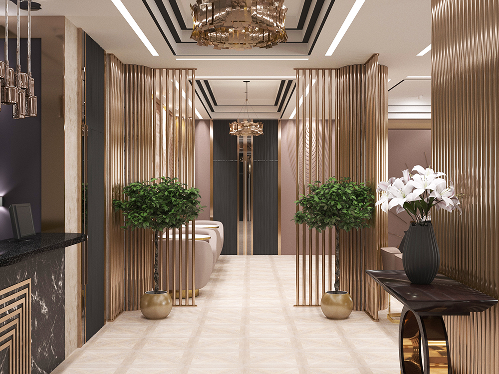 гостиные Ар Деко QX009 — Изображение №1 — Брендинг на Dprofile