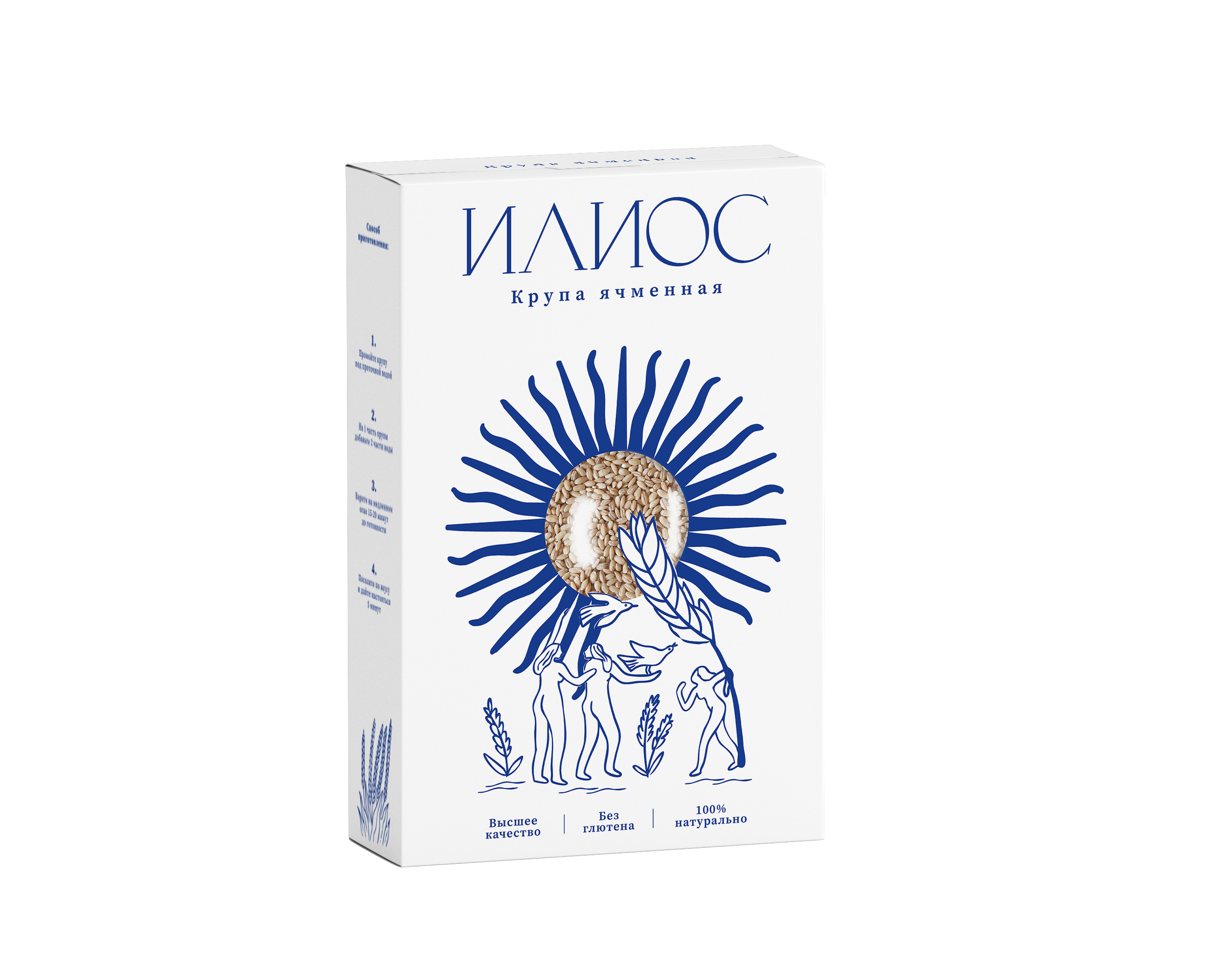 Упаковка крупы ИЛИОС — Брендинг на Dprofile