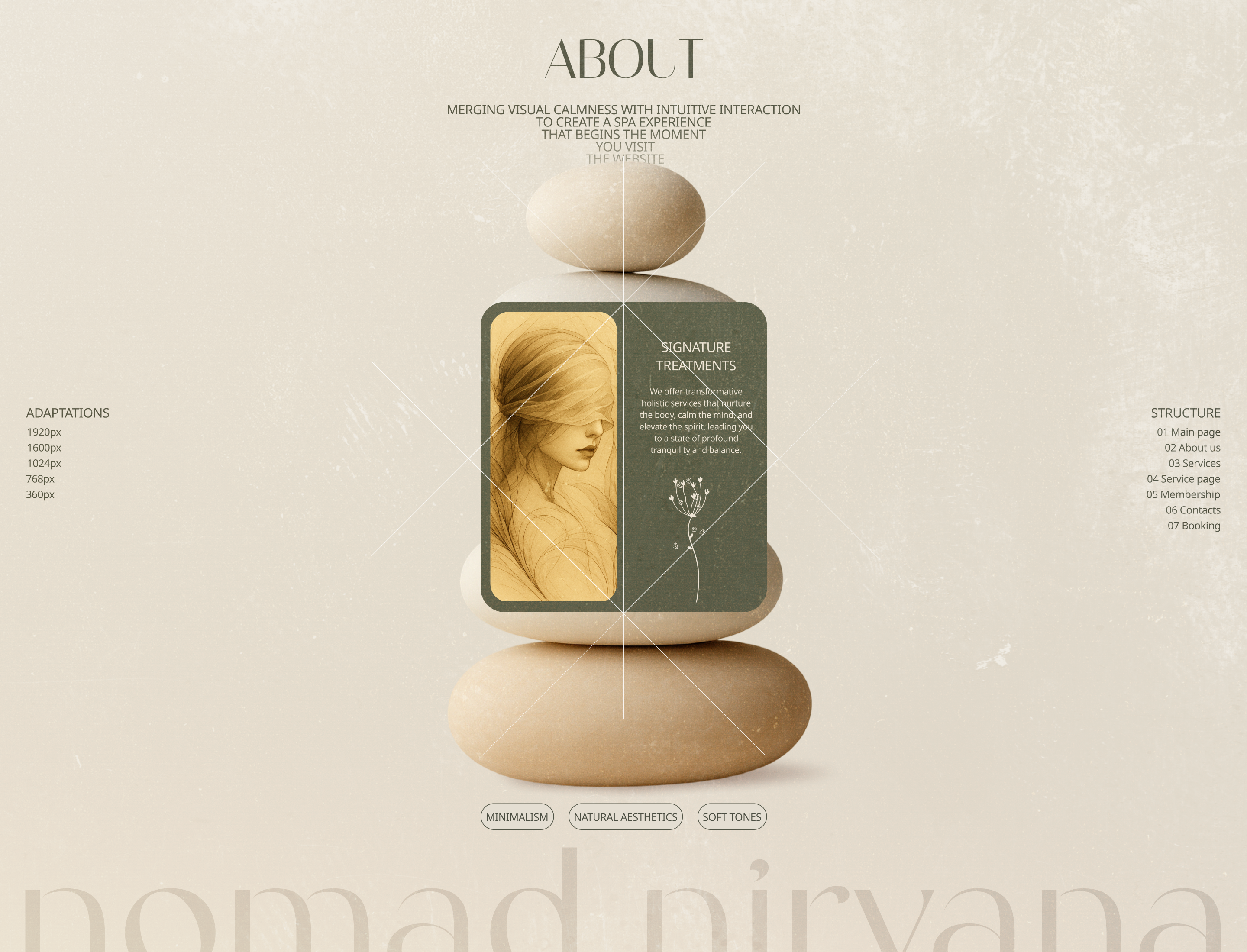 Wellness SPA | Salon | website design | UI/UX — Изображение №2 — Интерфейсы, Брендинг на Dprofile